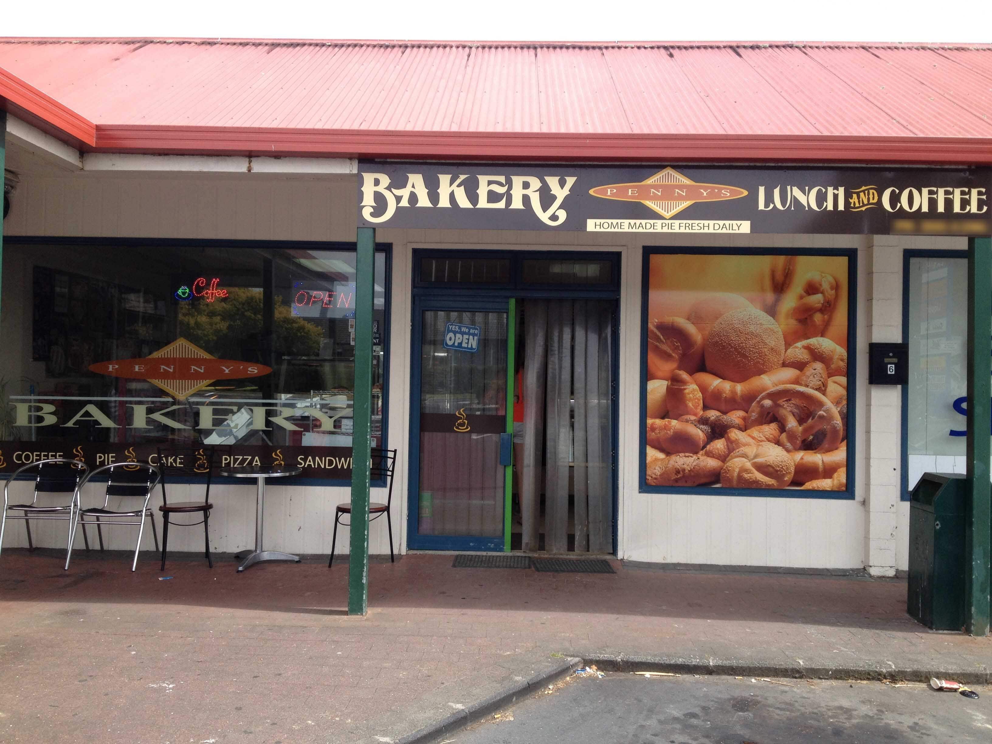 Menu of Penny's Bakery, The Gardens, Auckland