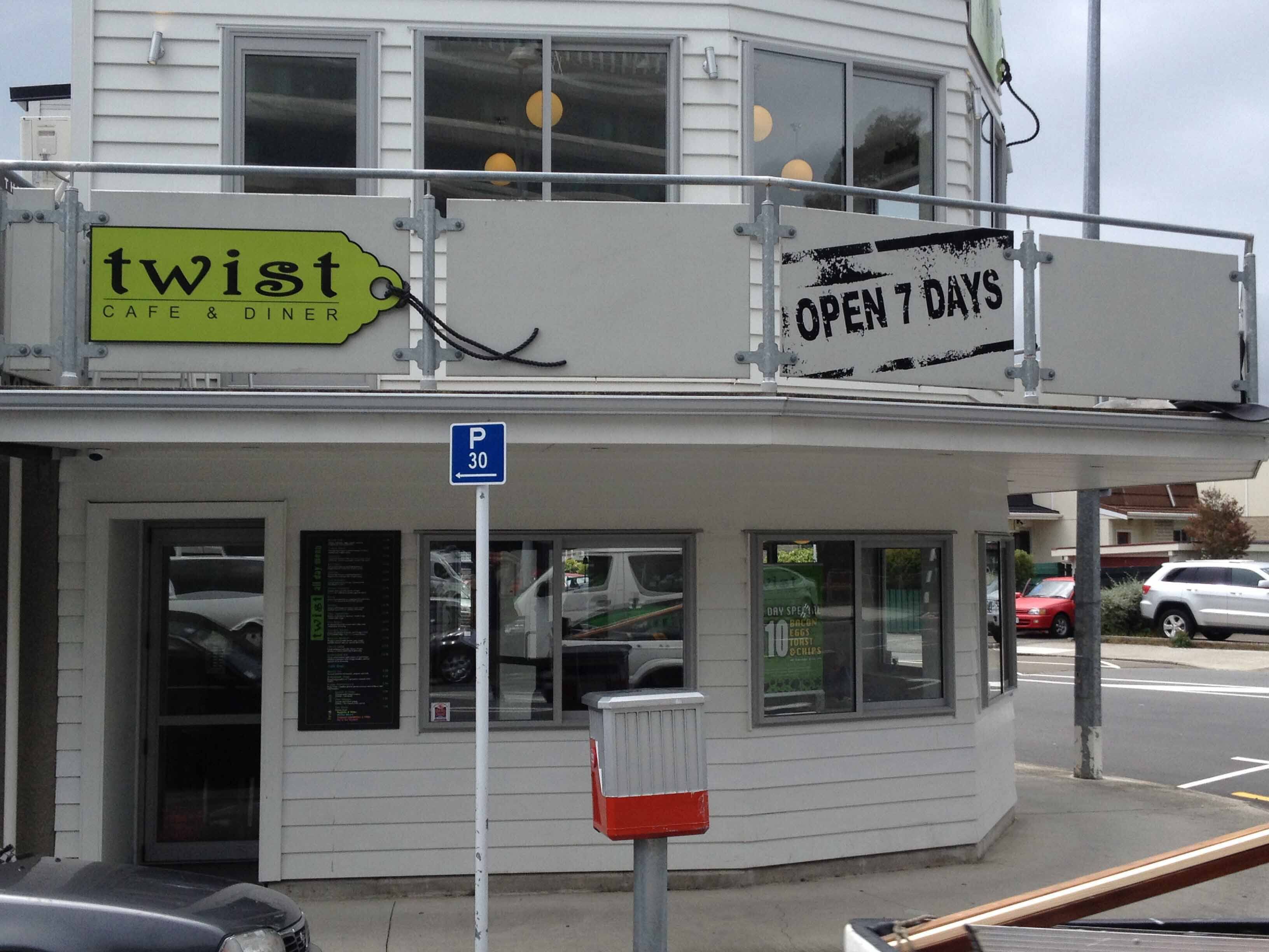 Twist Cafe Menu, Menu for Twist Cafe, Boulcott, Wellington