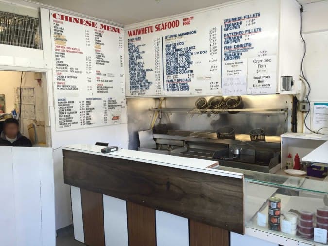 Waiwhetu Seafood Fish & Chips Menu Menumania/Zomato