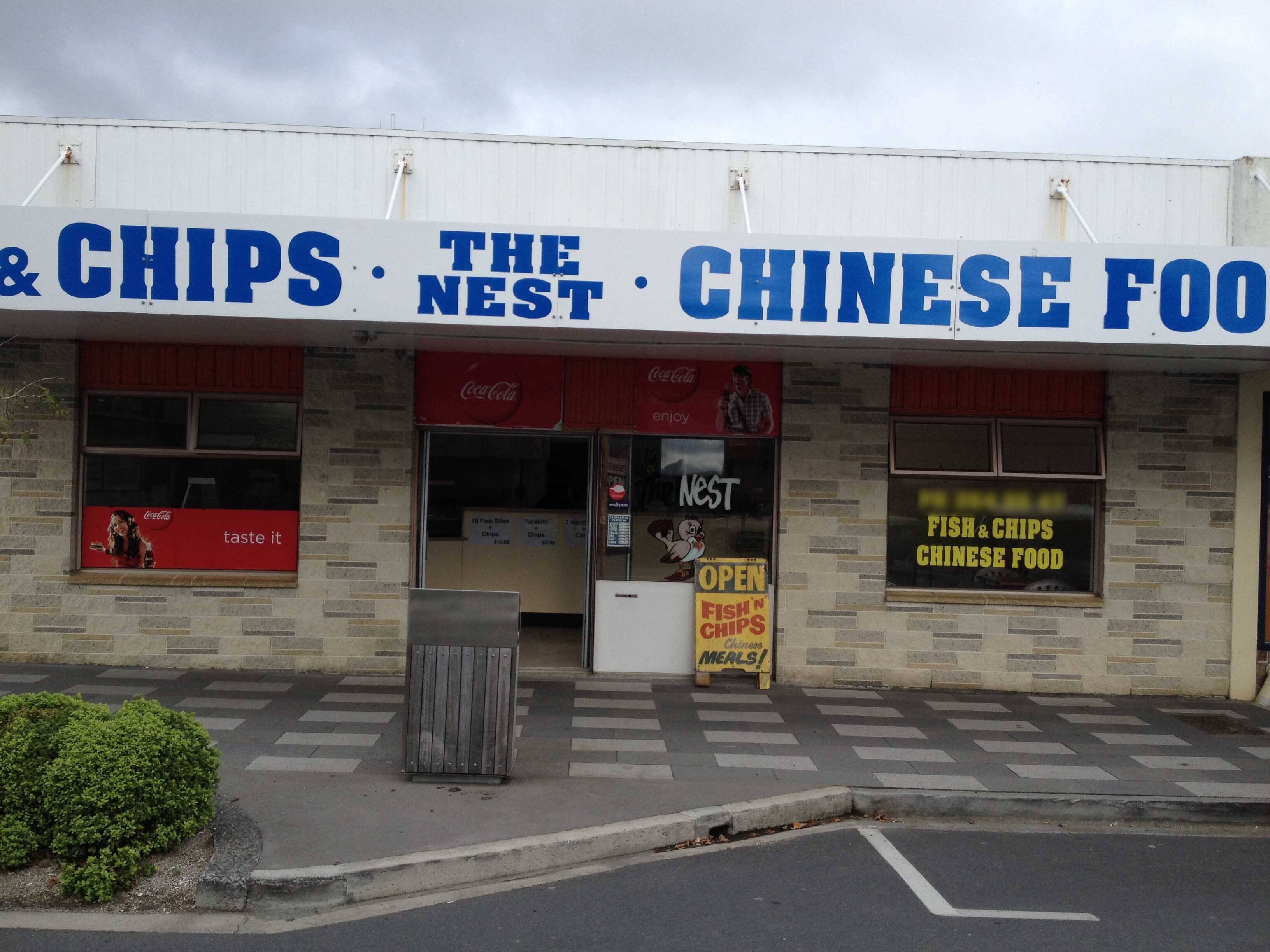 Menu of Nest Chinese Takeaways, Otaki, Wellington