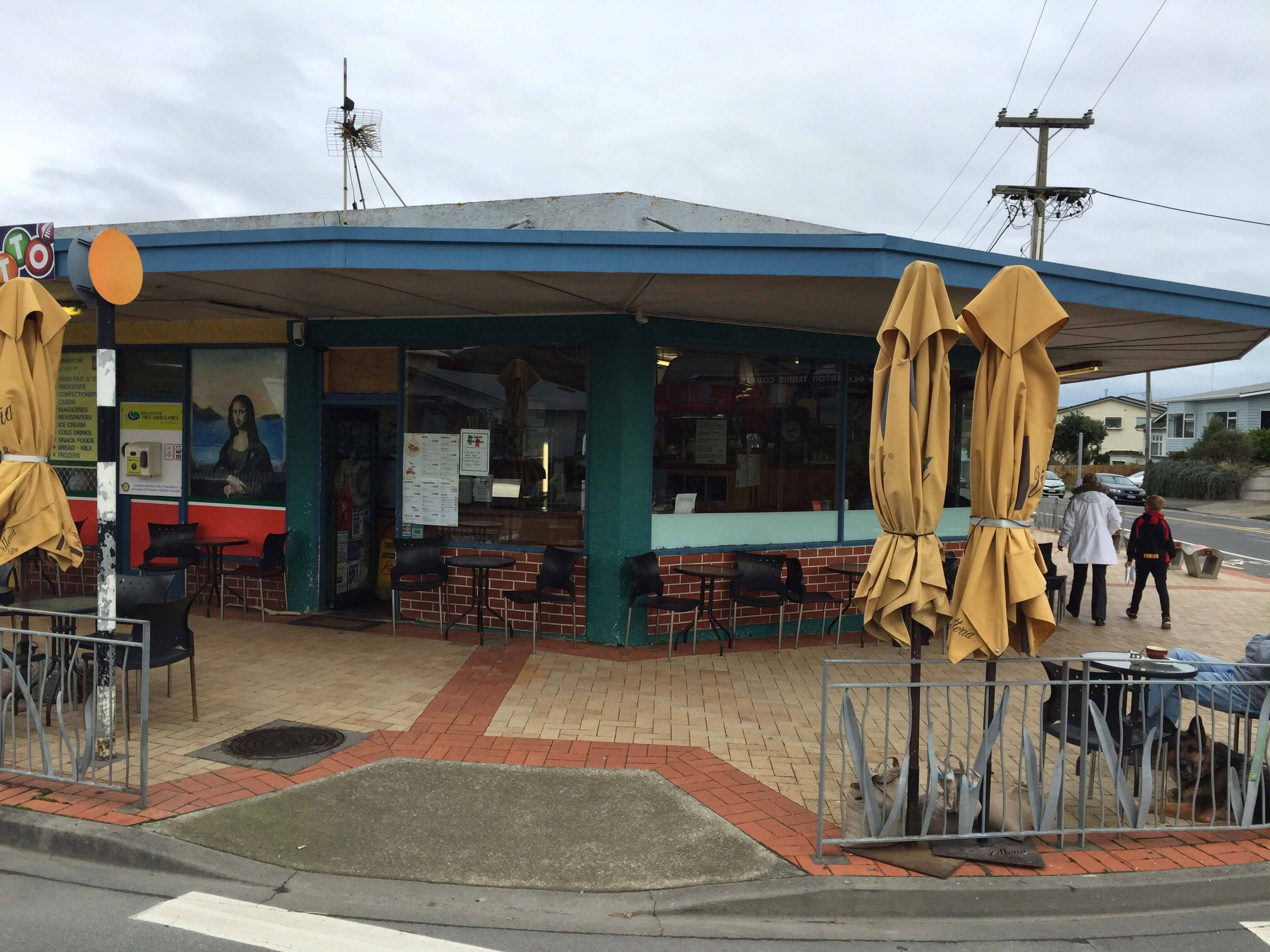 The Big Salami Menu, Menu for The Big Salami, Plimmerton, Wellington