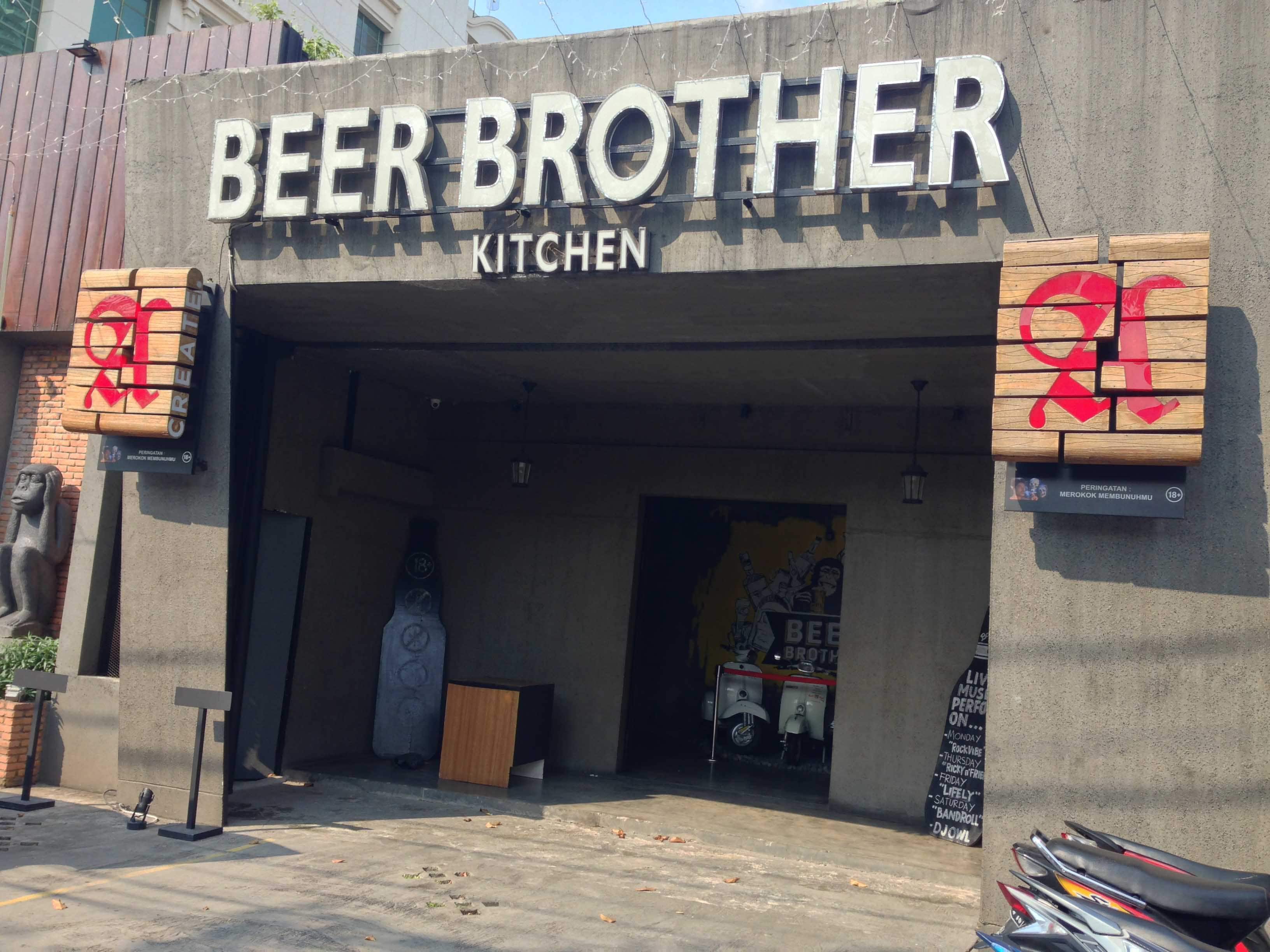 Menu of Beer Brother, Kemang, Jakarta