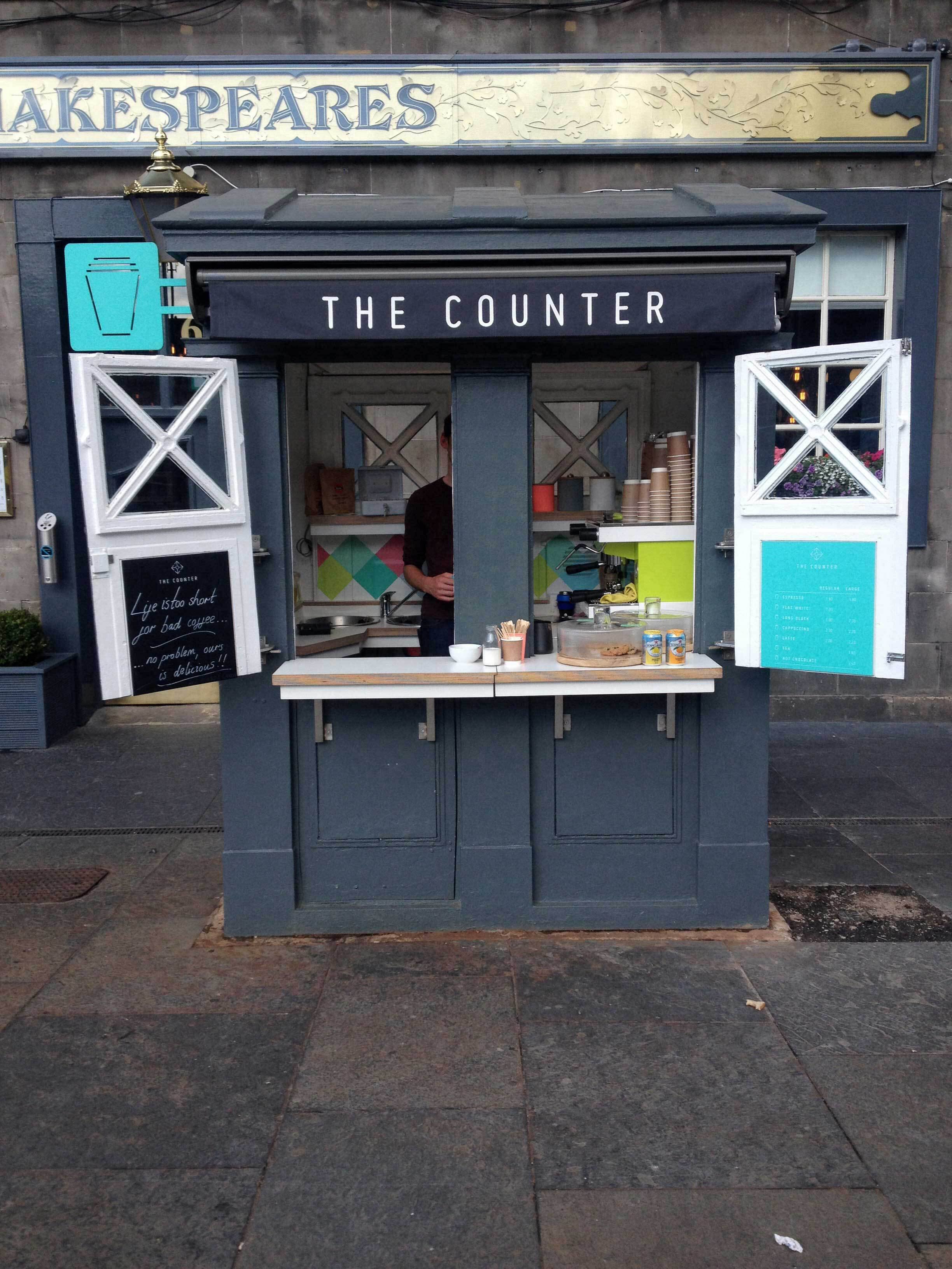 Menu of The Counter, Old Town, Edinburgh