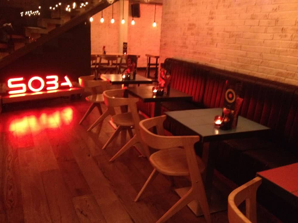 Bar Soba Menu, Menu for Bar Soba, City Centre, Glasgow