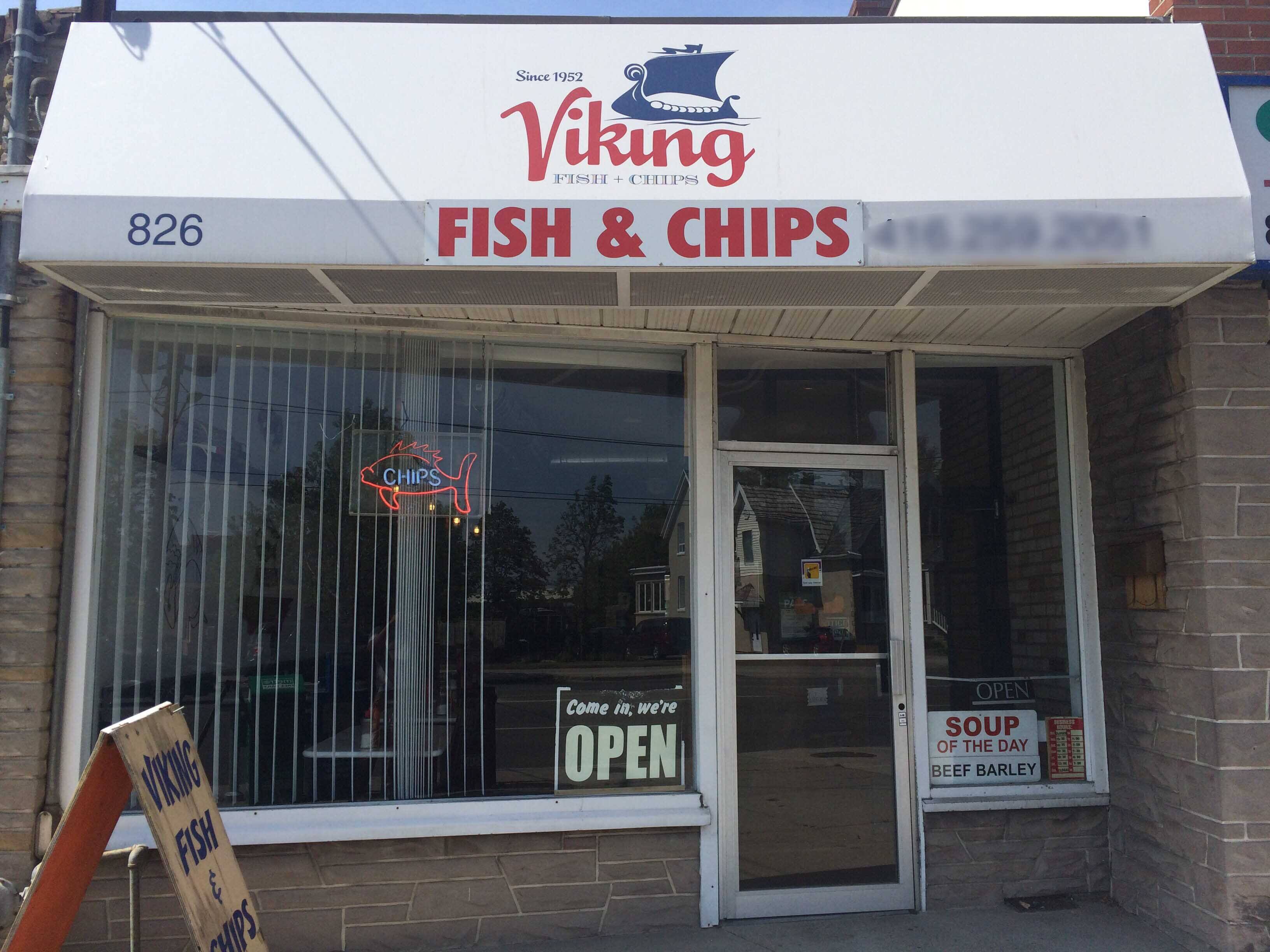 Menu of Viking Fish & Chips, Etobicoke, Toronto