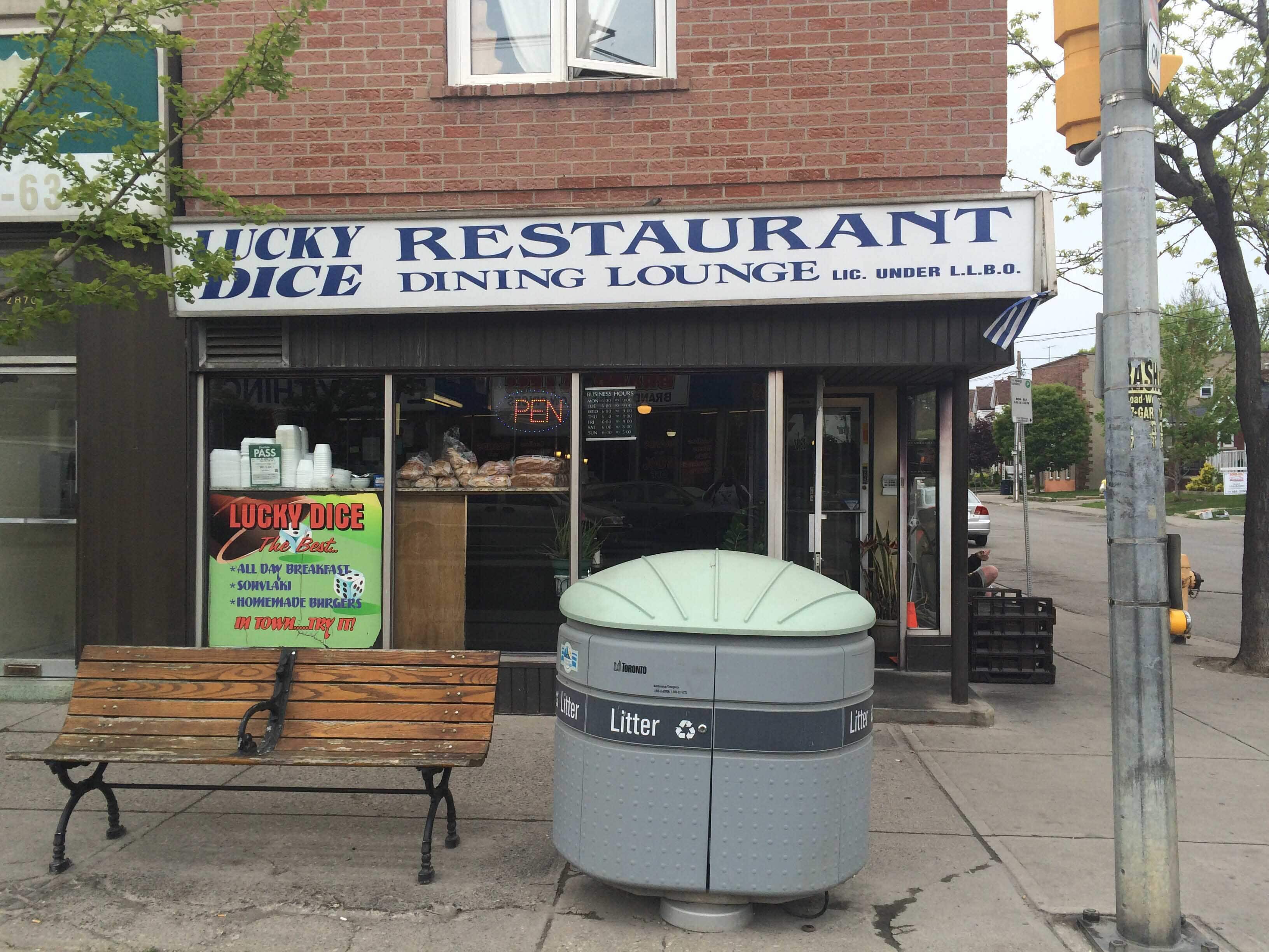 Menu of Lucky Dice, Etobicoke, Toronto