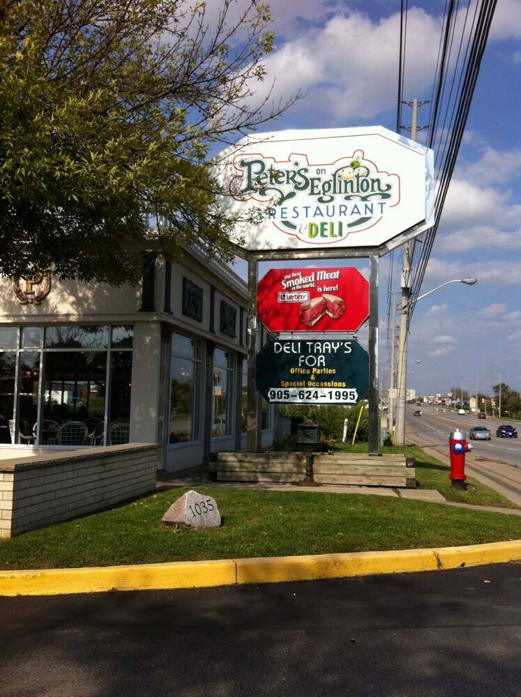 Menu of Peter's On Eglinton Restaurant, Mississauga, Toronto