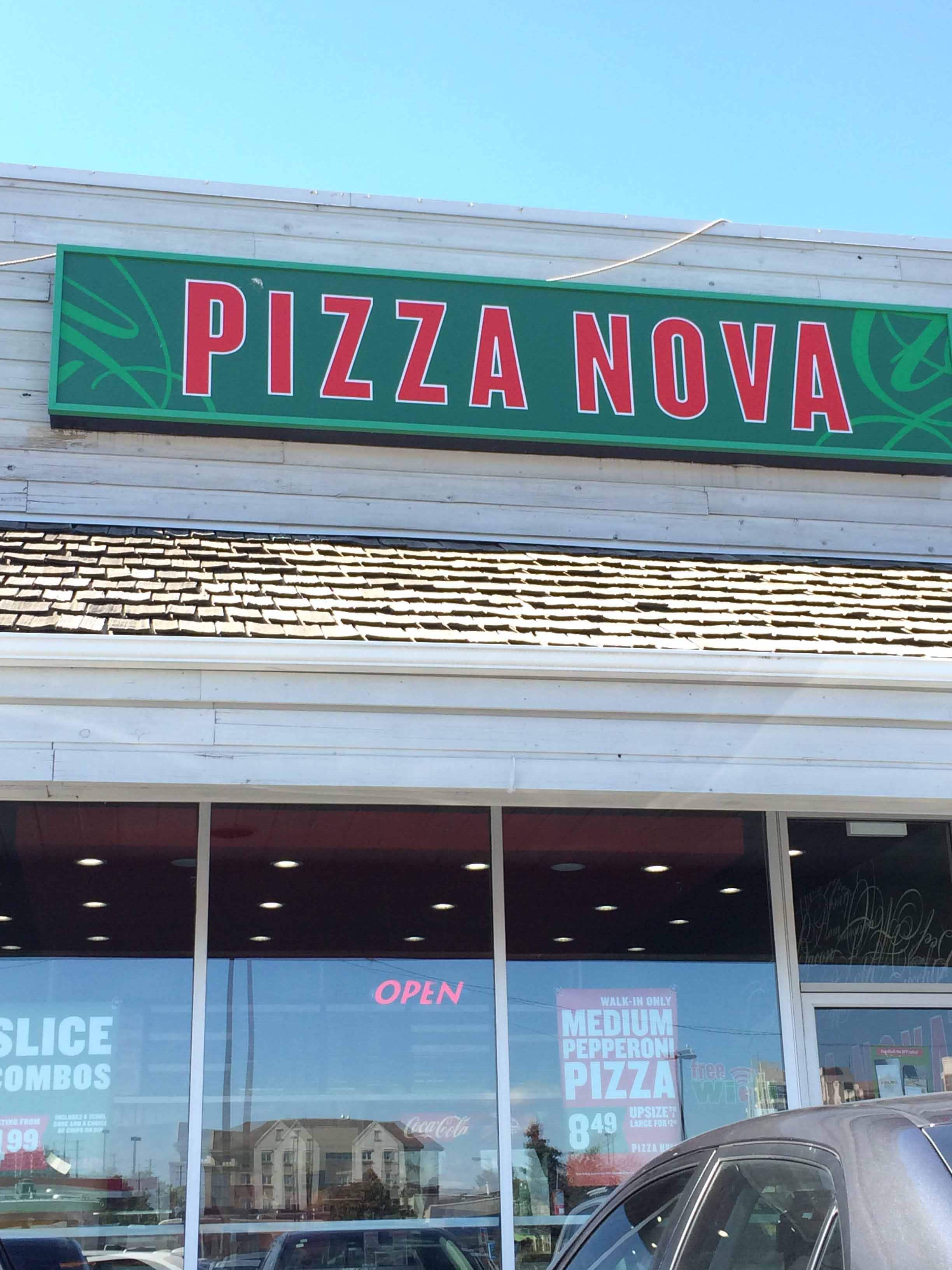 Menu of Pizza Nova, Thornhill, Toronto