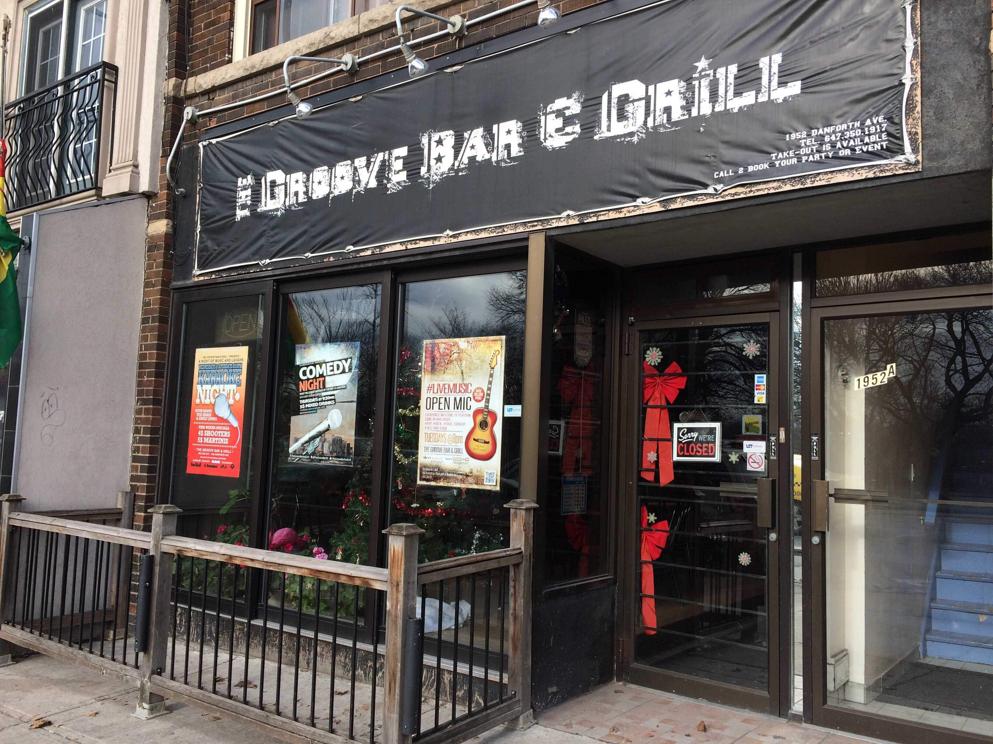 Menu of Groove Bar & Grill, East Danforth, Toronto