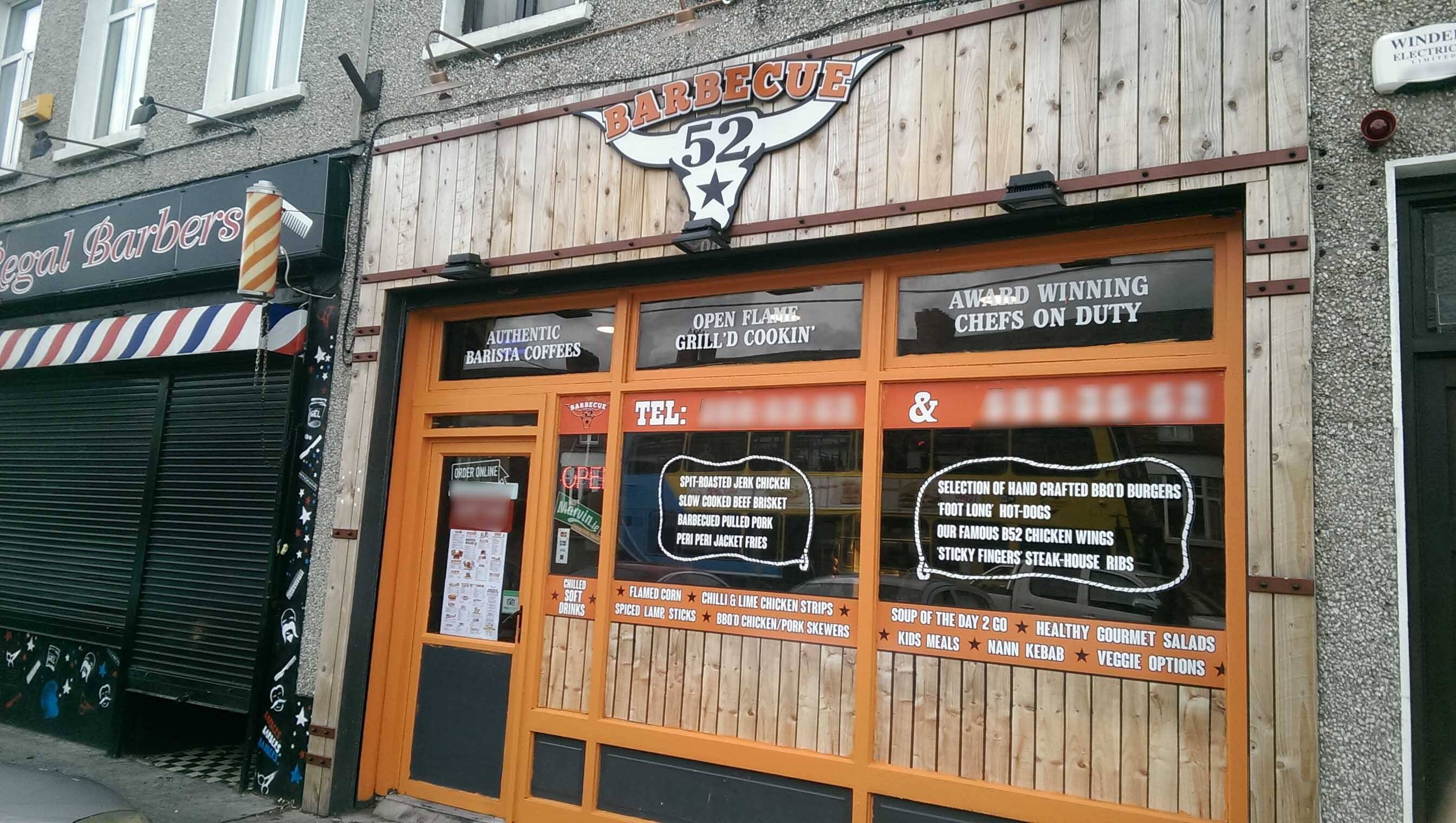 barbecue 52 menu kimmage