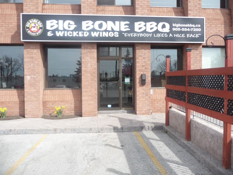 Menu of Big Bone BBQ & Wicked Wings, Markham, Toronto