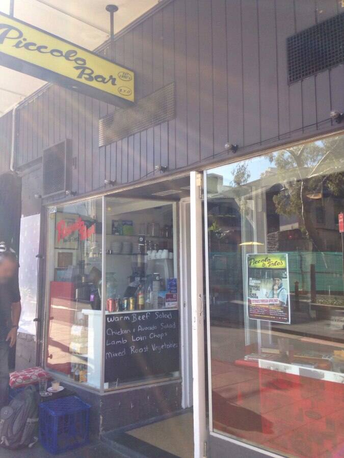 Piccolo Bar Cafe Menu, Menu for Piccolo Bar Cafe, Potts Point, Sydney