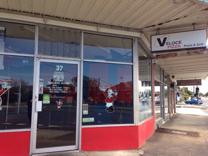 Veloce Pizza Menu,Menú para Veloce Pizza, Pascoe Vale, Melbourne