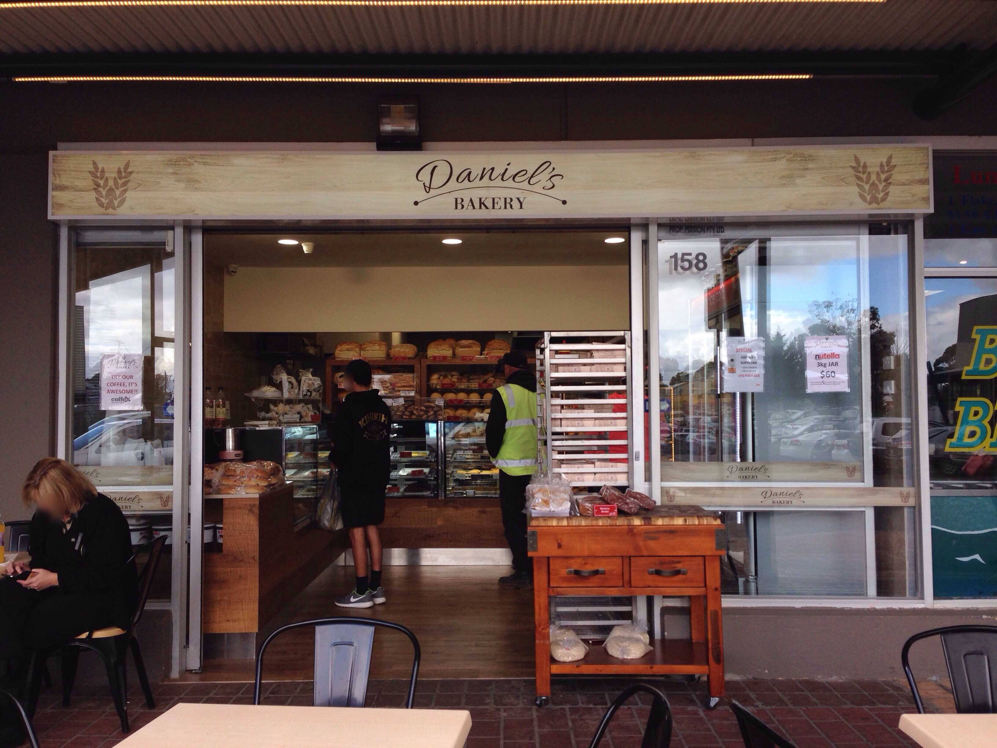 Menu of Daniel's Donuteria, Hoppers Crossing, Melbourne