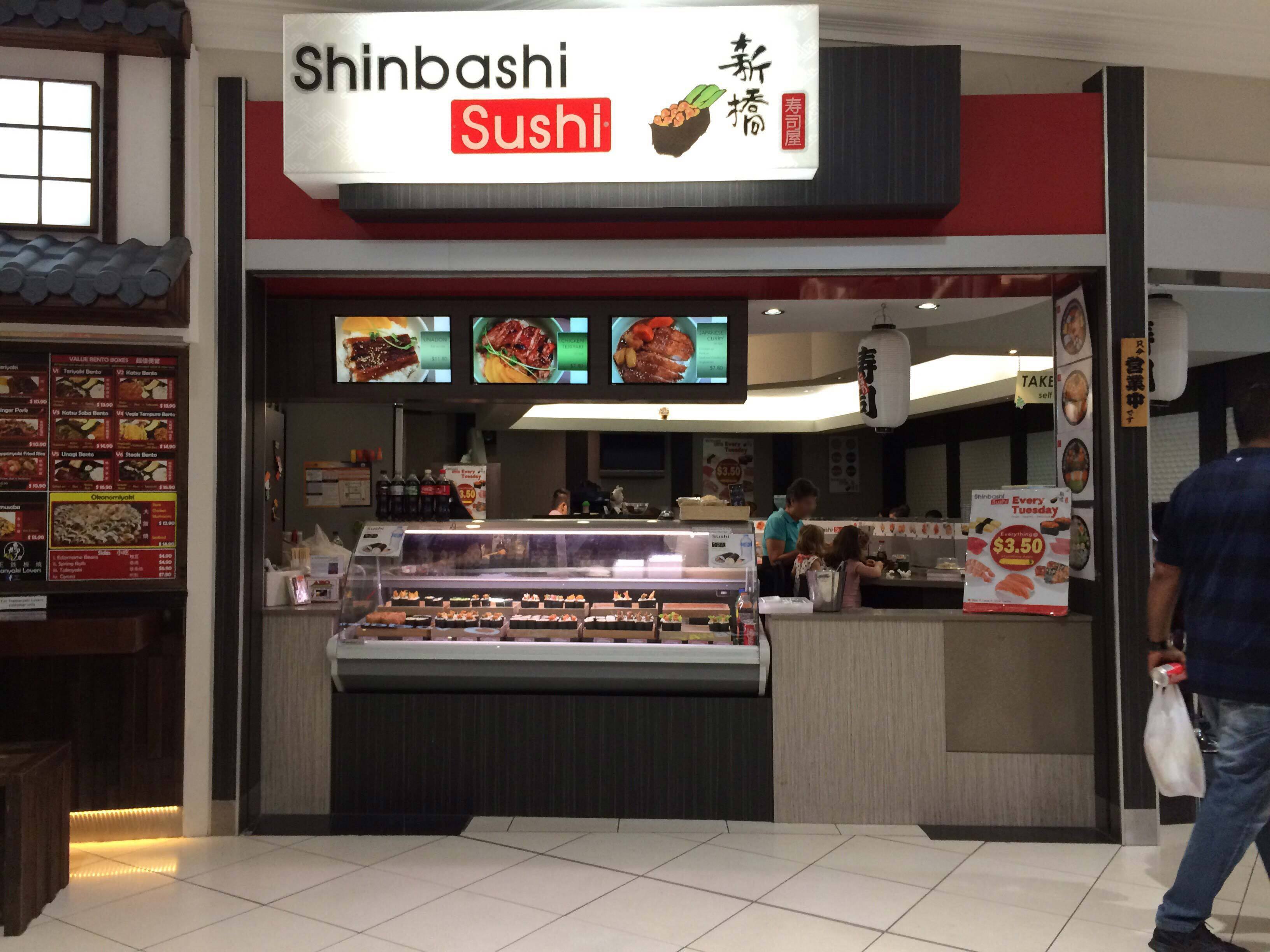 Menu of Shinbashi Sushi, Brisbane CBD, Brisbane