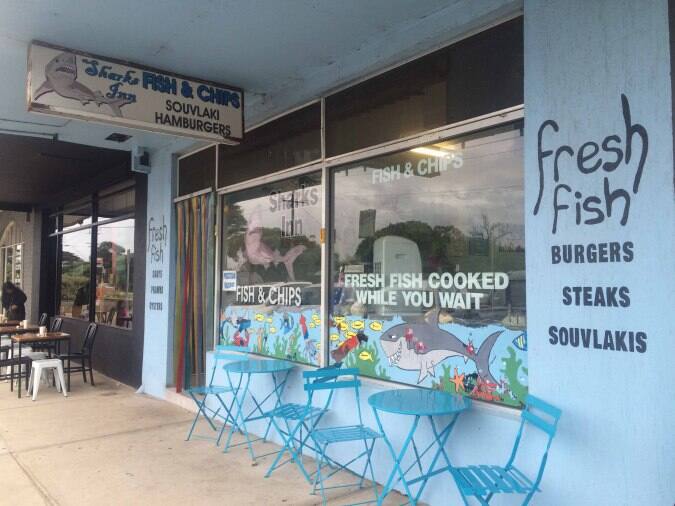 Sharks Inn Menu, Menu for Sharks Inn, Dromana, Mornington Peninsula