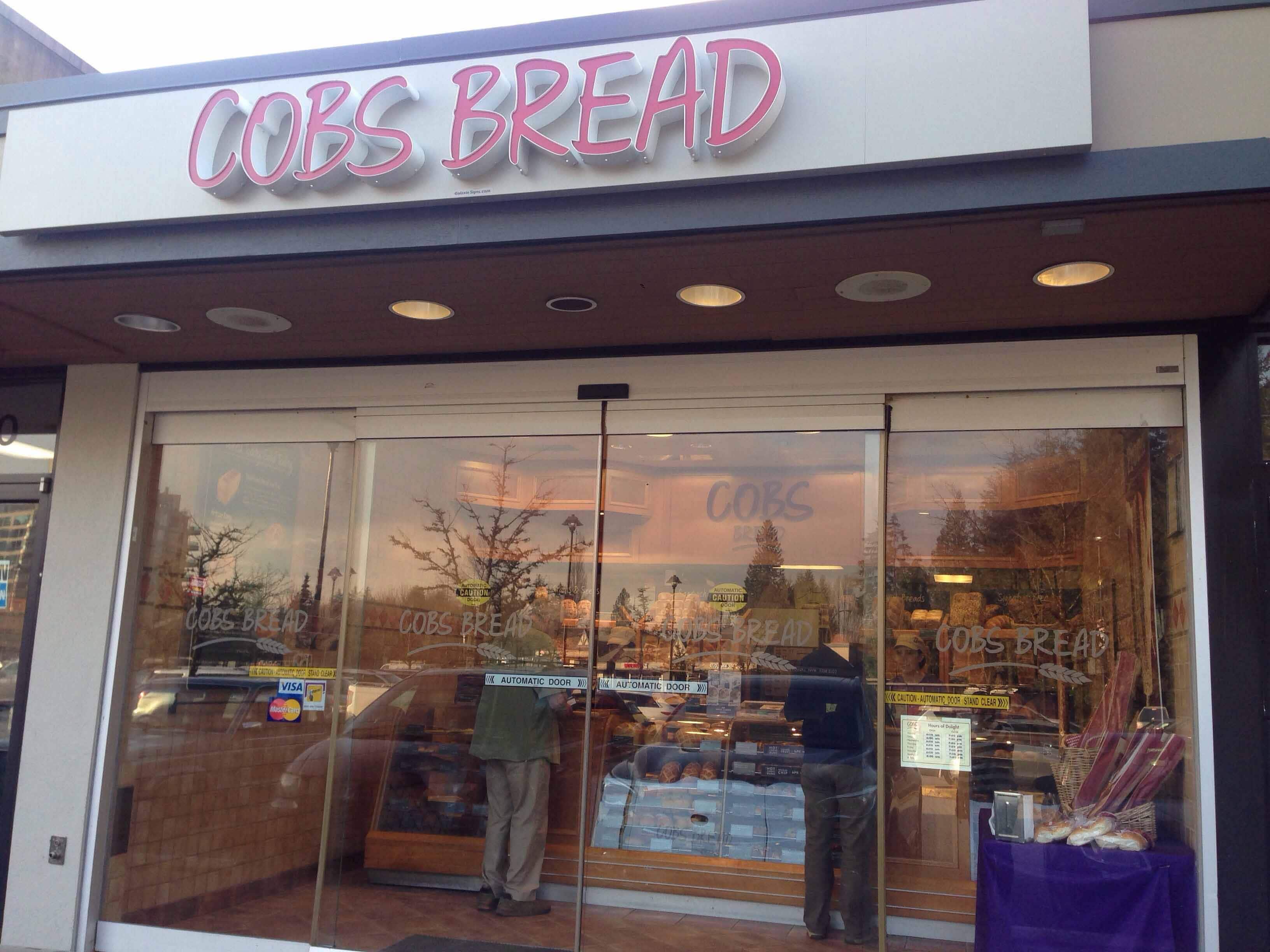 Menu of COBS Bread, Deep Cove, North Vancouver