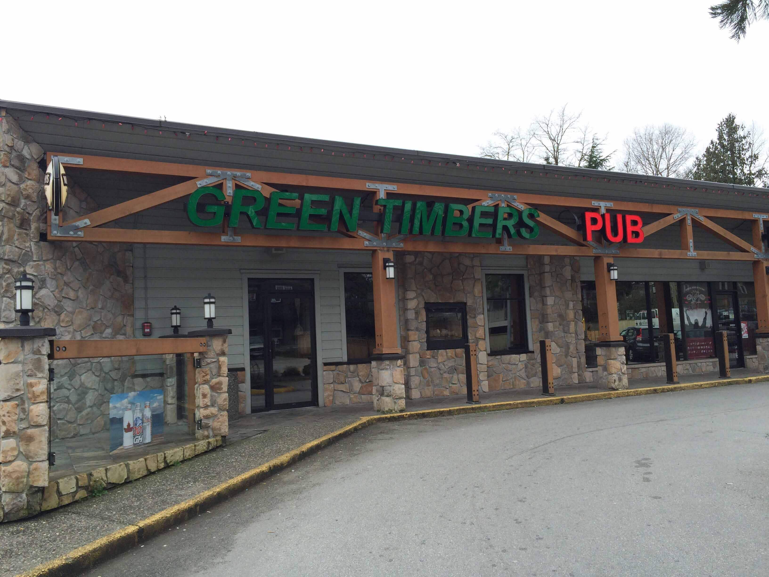 Green Timbers Pub Menu, Menu for Green Timbers Pub, Fleetwood, Surrey