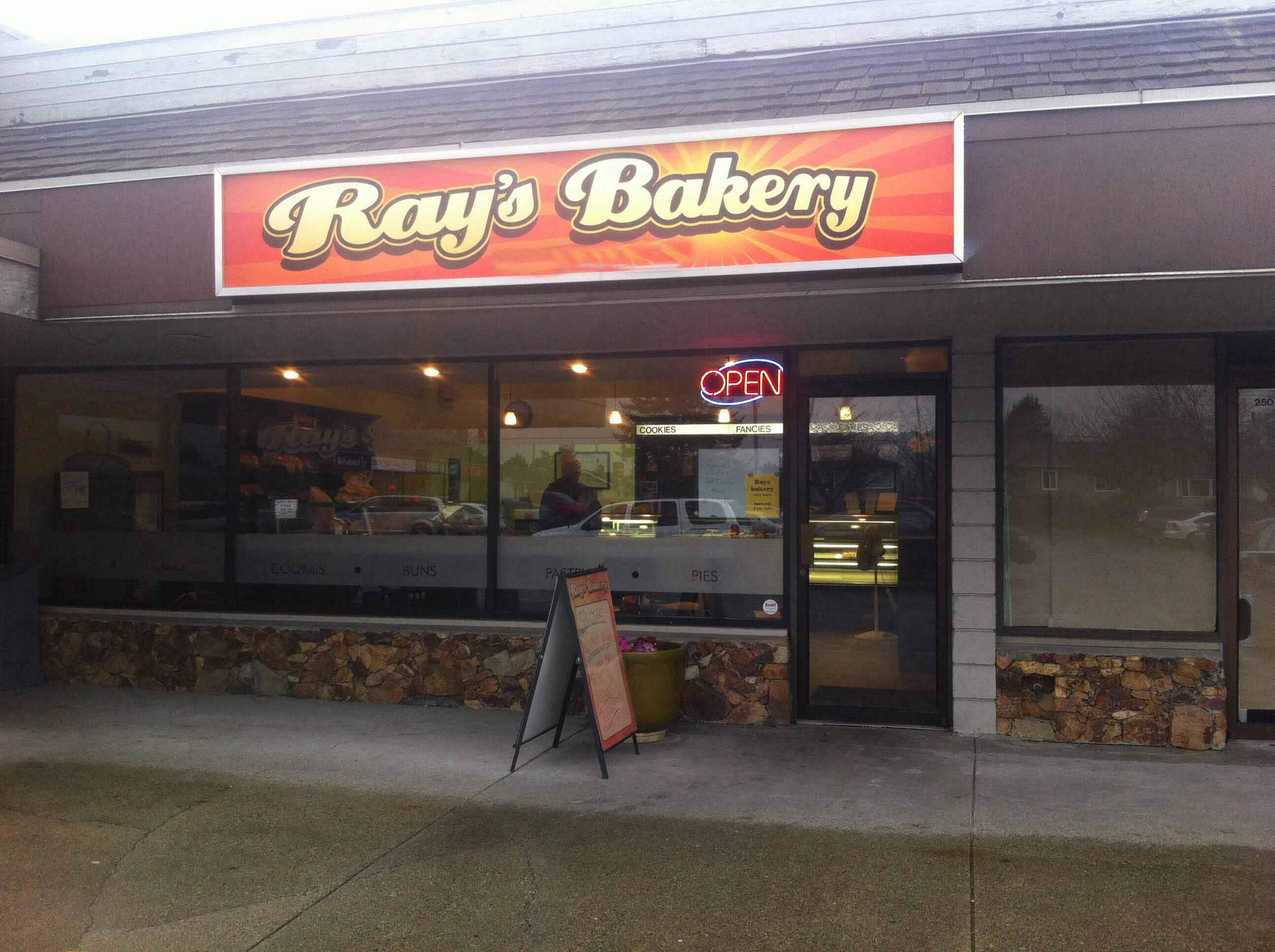 Menu of Ray's Bakery, Cariboo & Lougheed, Burnaby