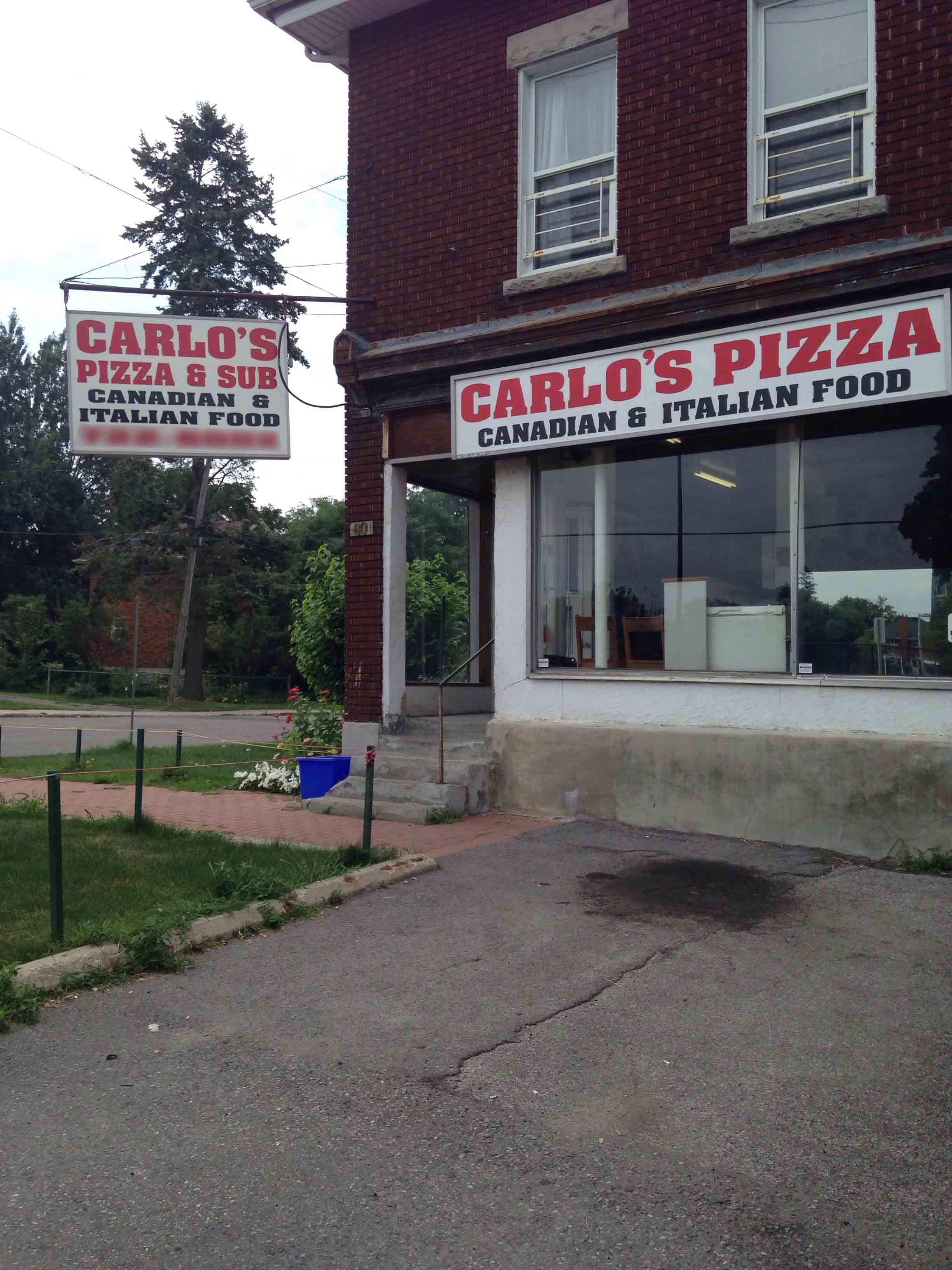 Menu of Carlo's Pizzeria, Wellington West, Ottawa