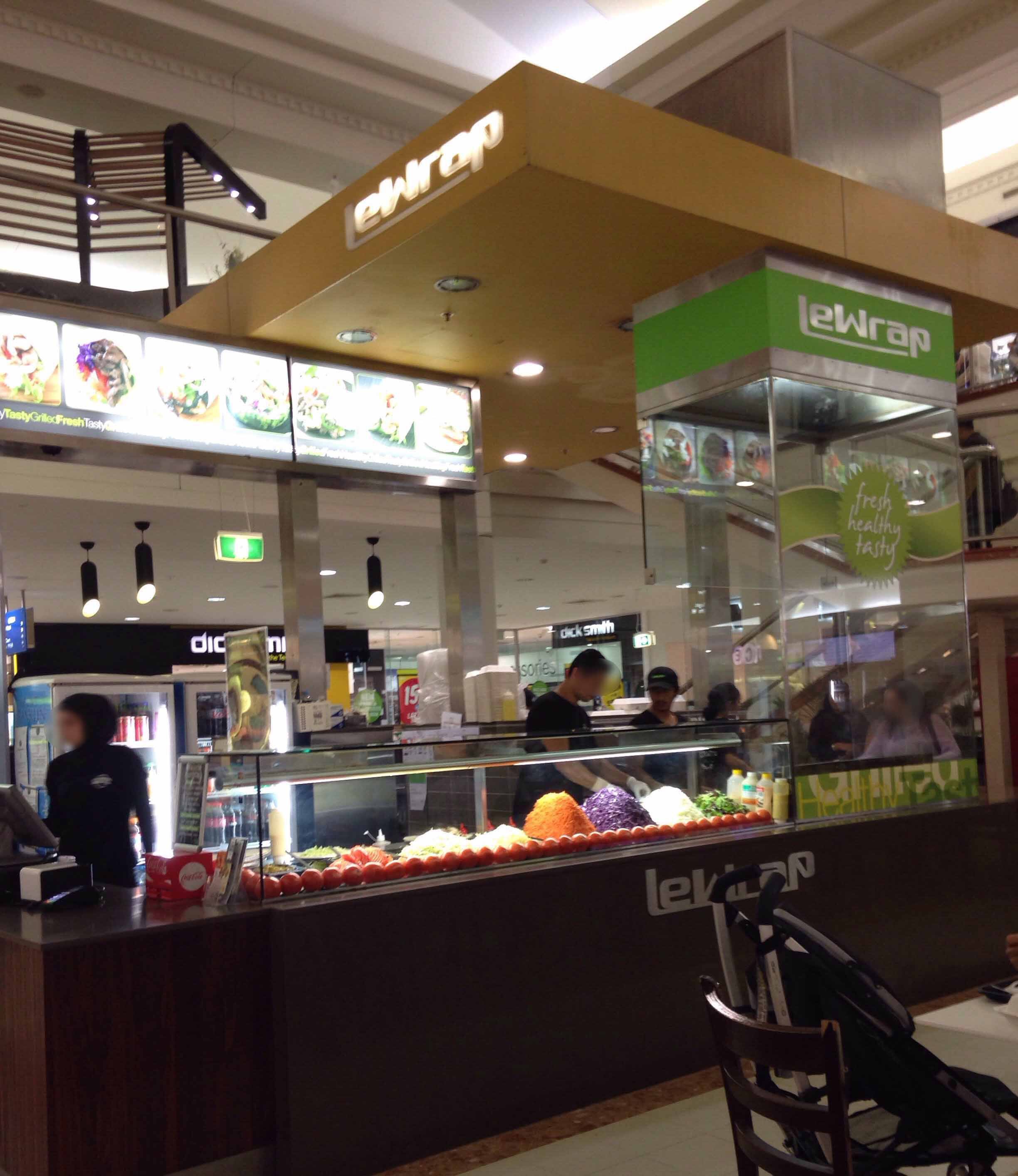 Le Wrap Menu, Menu for Le Wrap, Bankstown, Sydney