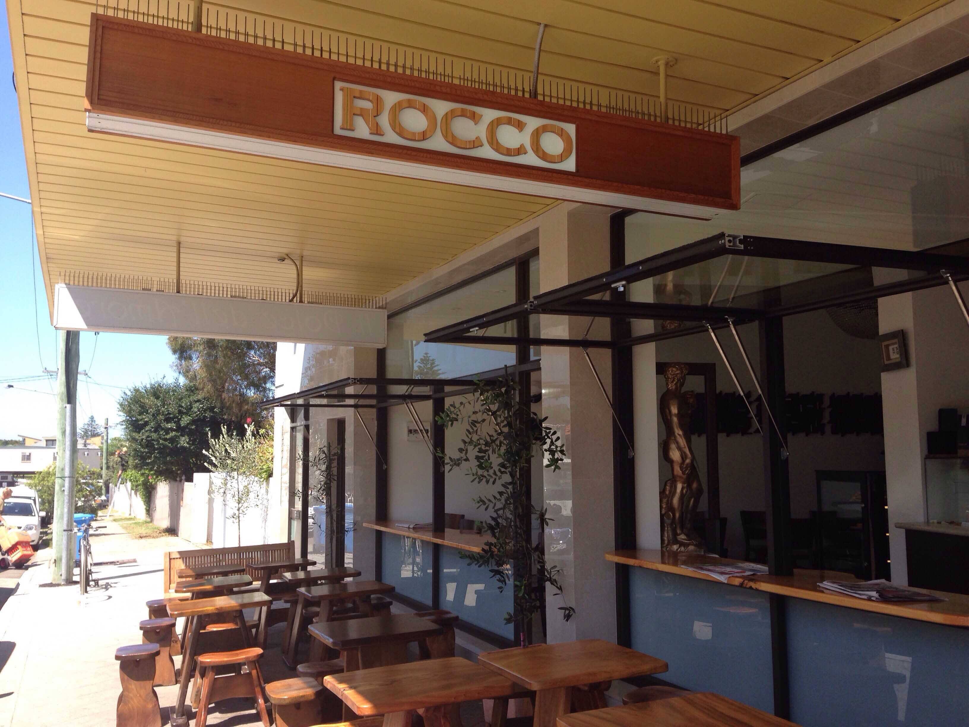 Menu of Rocco, Vaucluse, Sydney