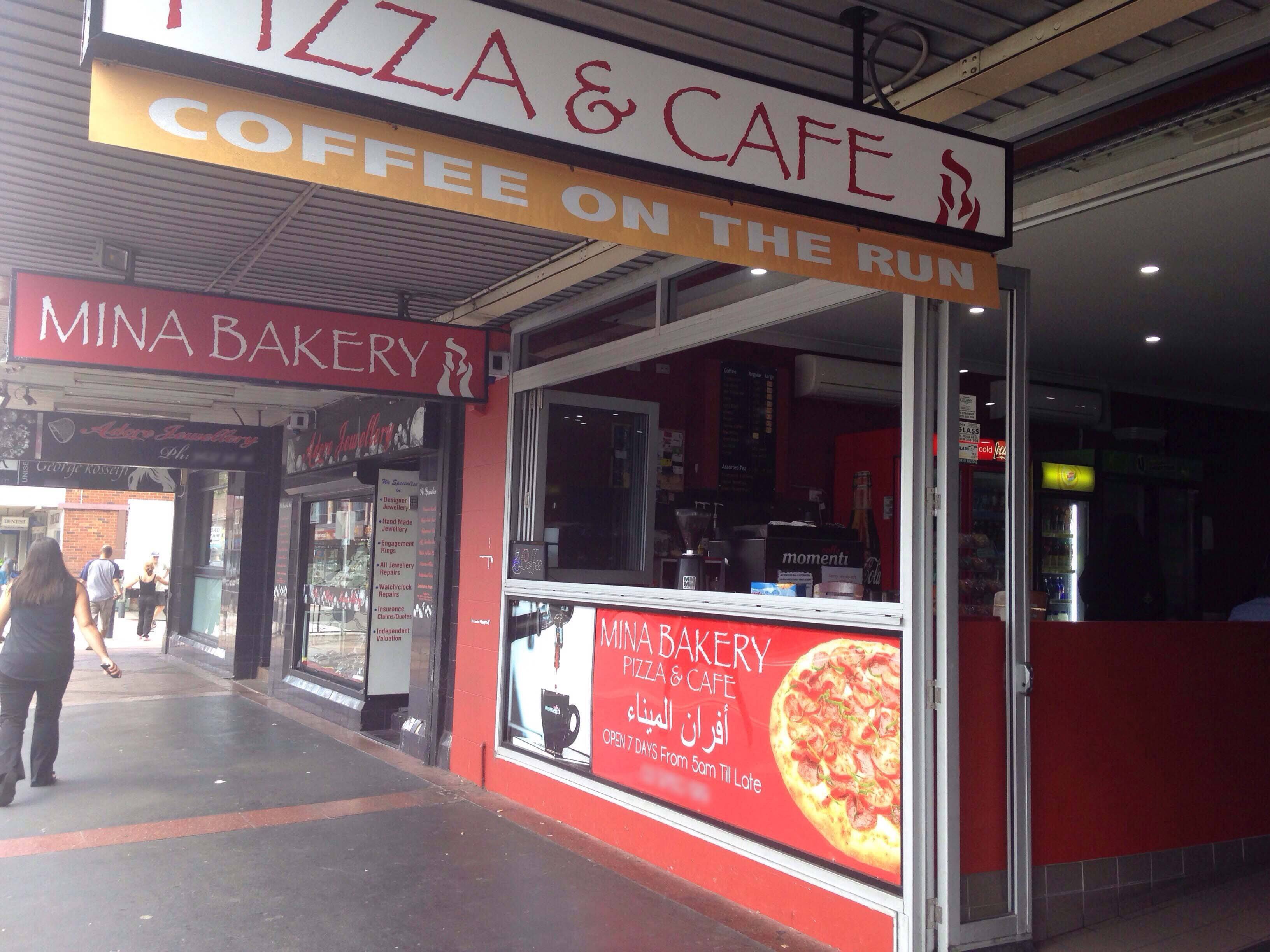 Menu of Mina Bakery, Merrylands, Sydney