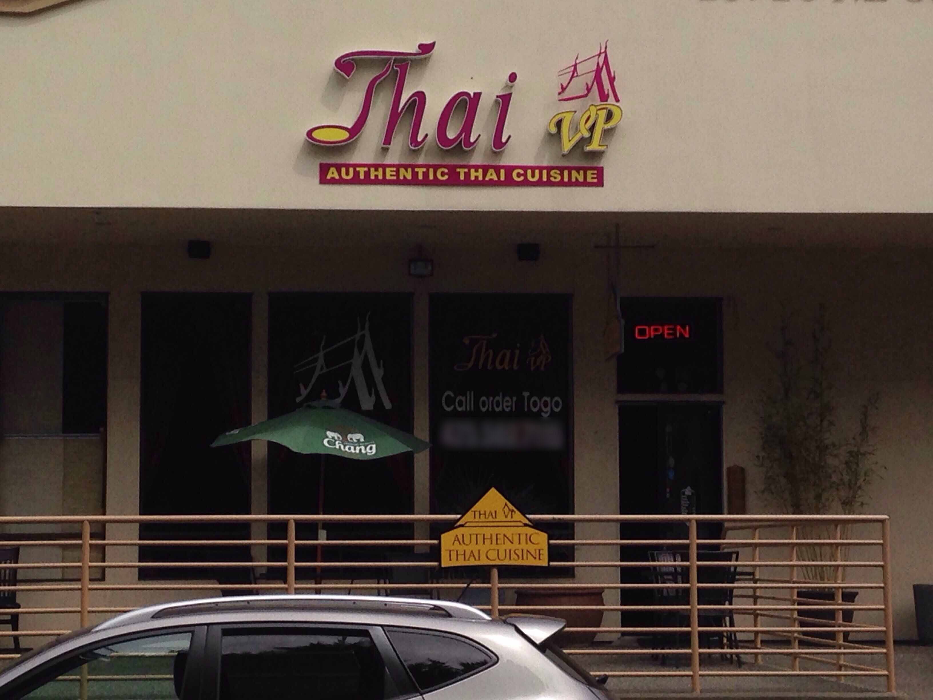 Menu of Thai VP, Bellevue, Bellevue