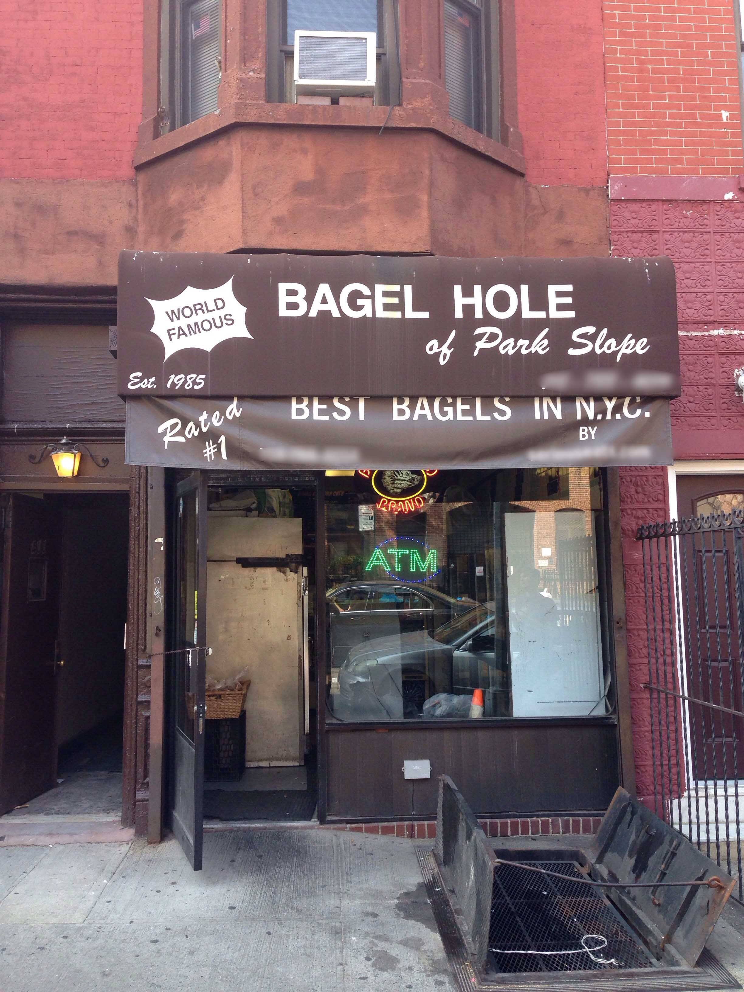 Bagel Hole Menu, Menu for Bagel Hole, South Slope, New York City