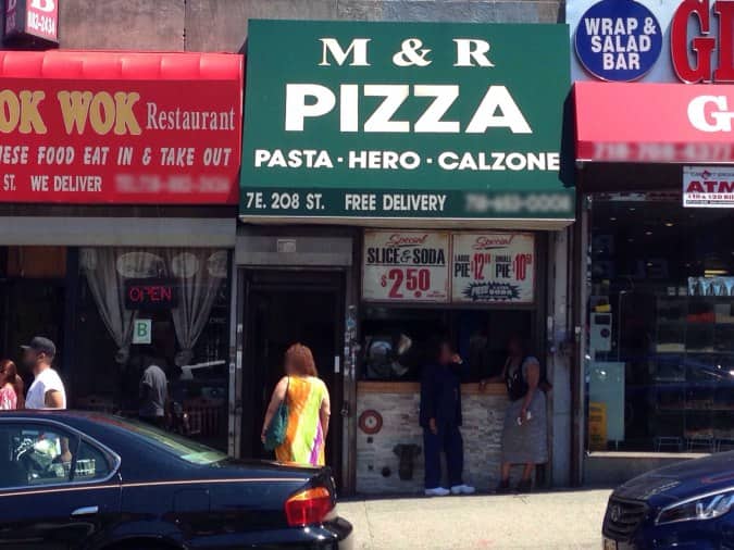 M & R Pizza Menu, Menu for M & R Pizza, Norwood, New York City