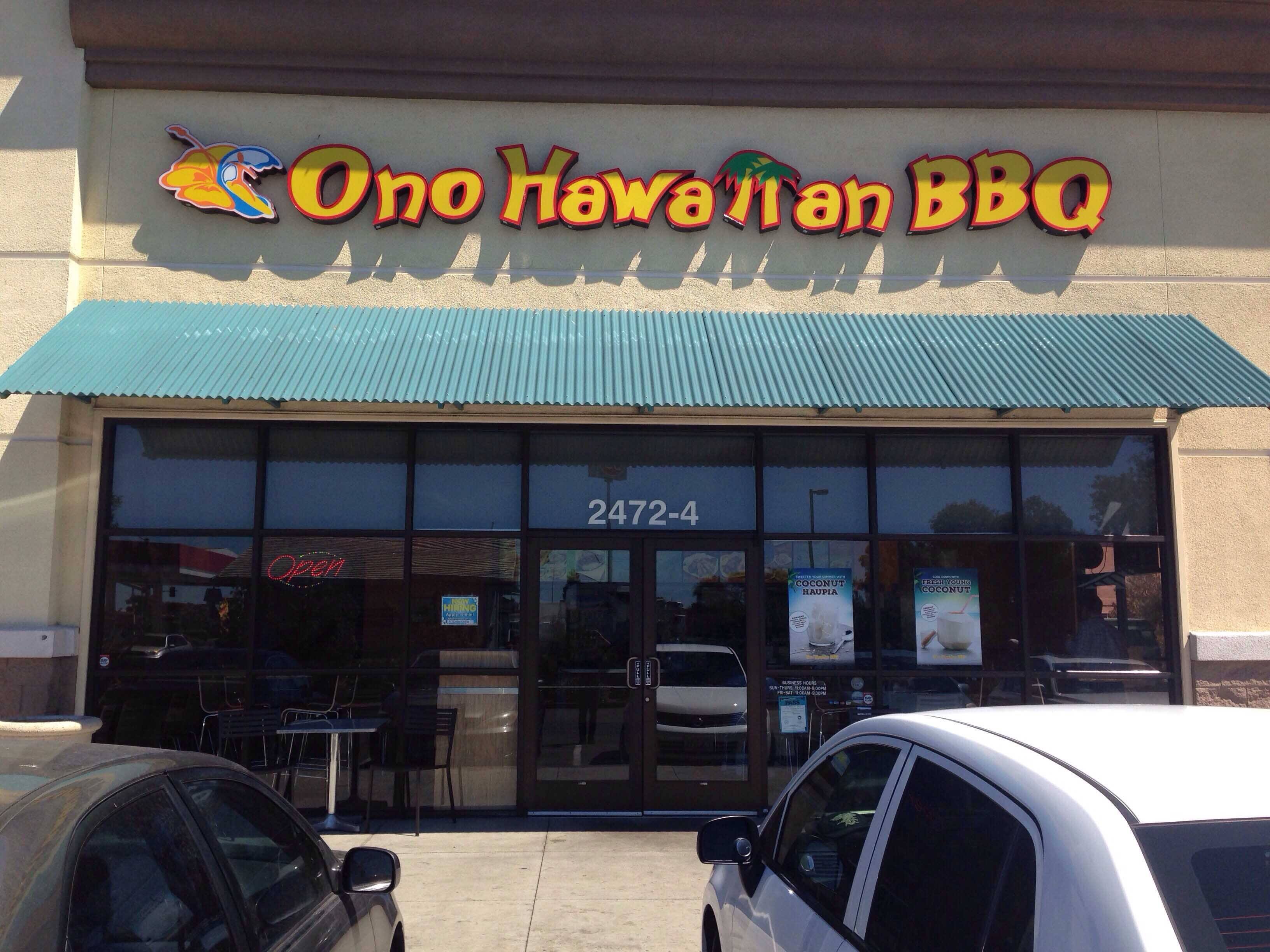 Menu of Ono Hawaiian BBQ, Hayward, Union City
