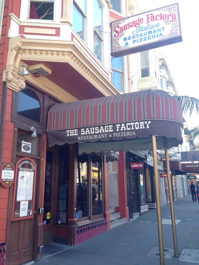 Sausage Factory Menu, Menu for Sausage Factory, Castro, San Francisco