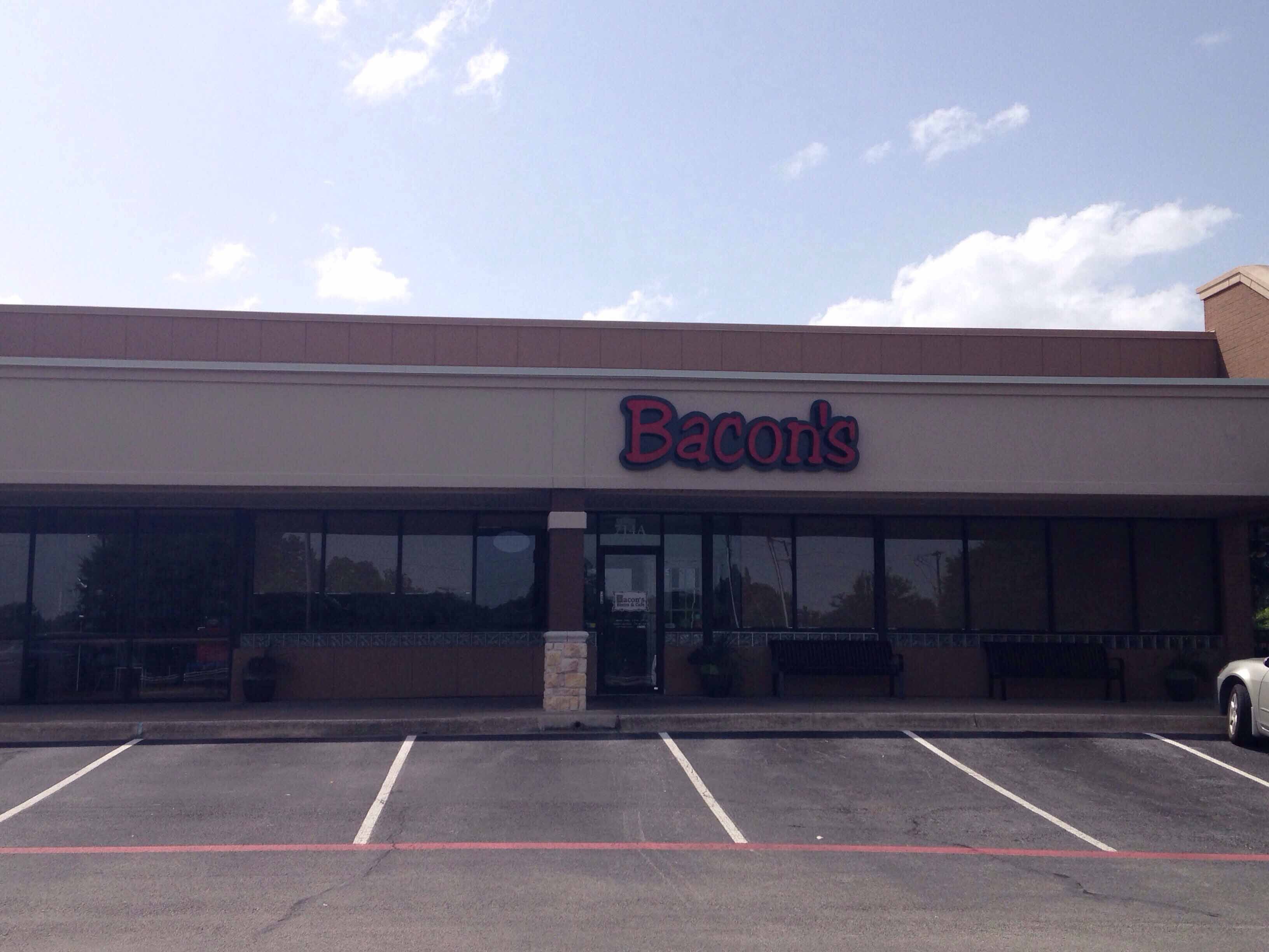 Menu of Bacon's Bistro & Cafe, Hurst, Colleyville