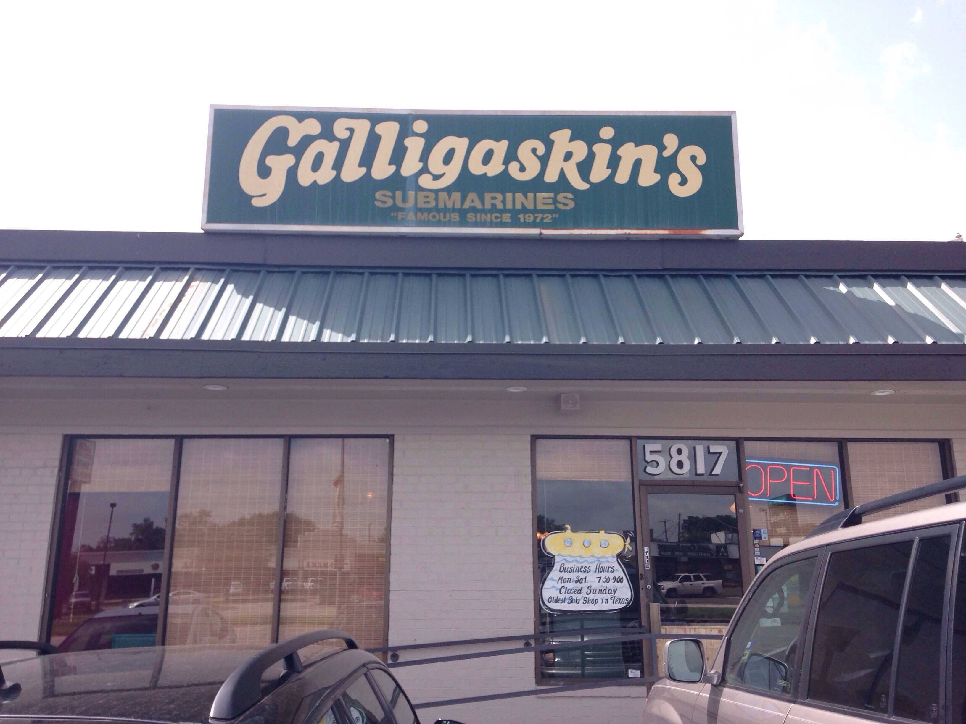 Galligaskin's Submarines Restaurant & Catering, Southwest Fort Worth