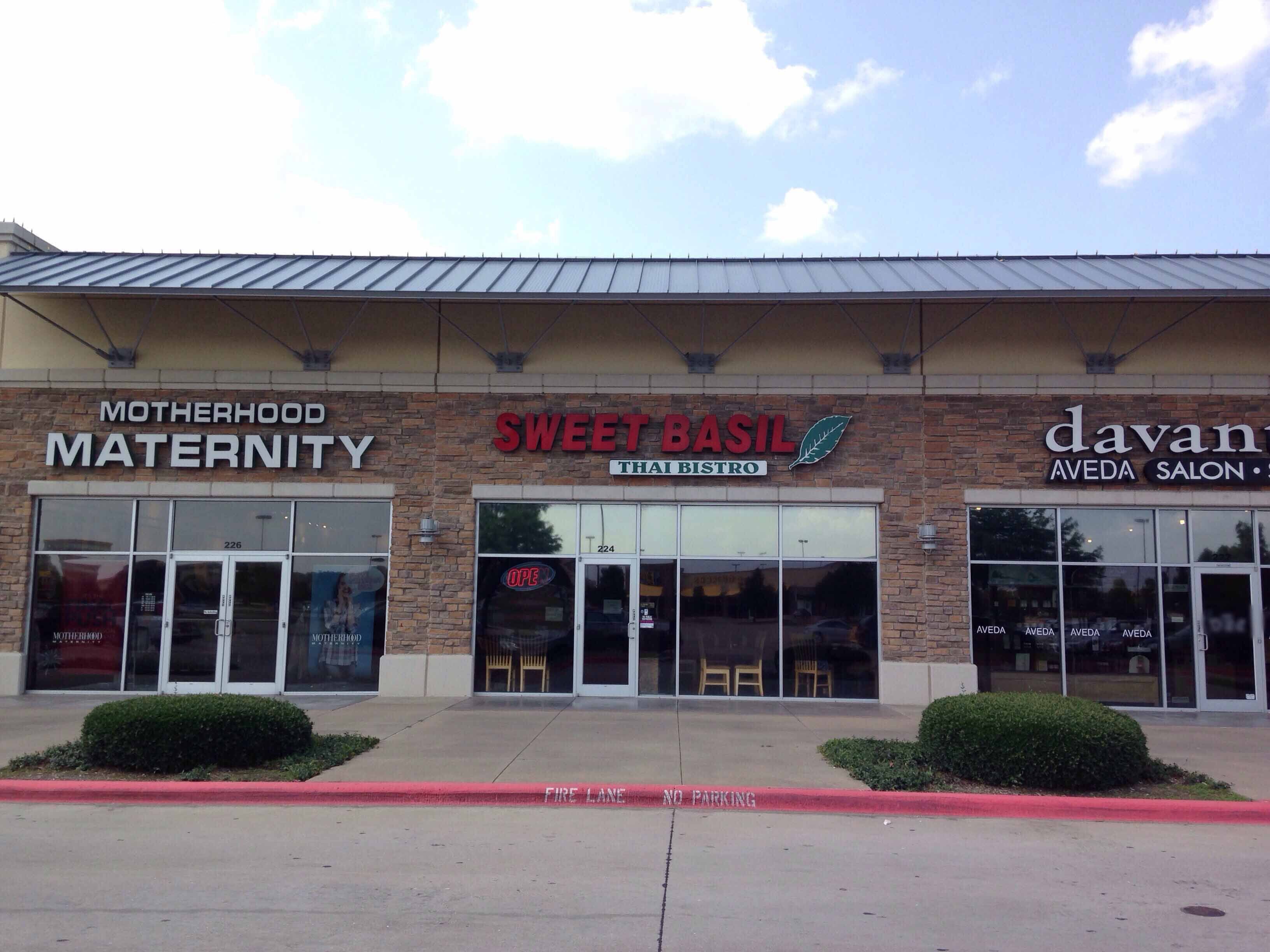 Menu of Sweet Basil Thai Bistro, Denton, Denton