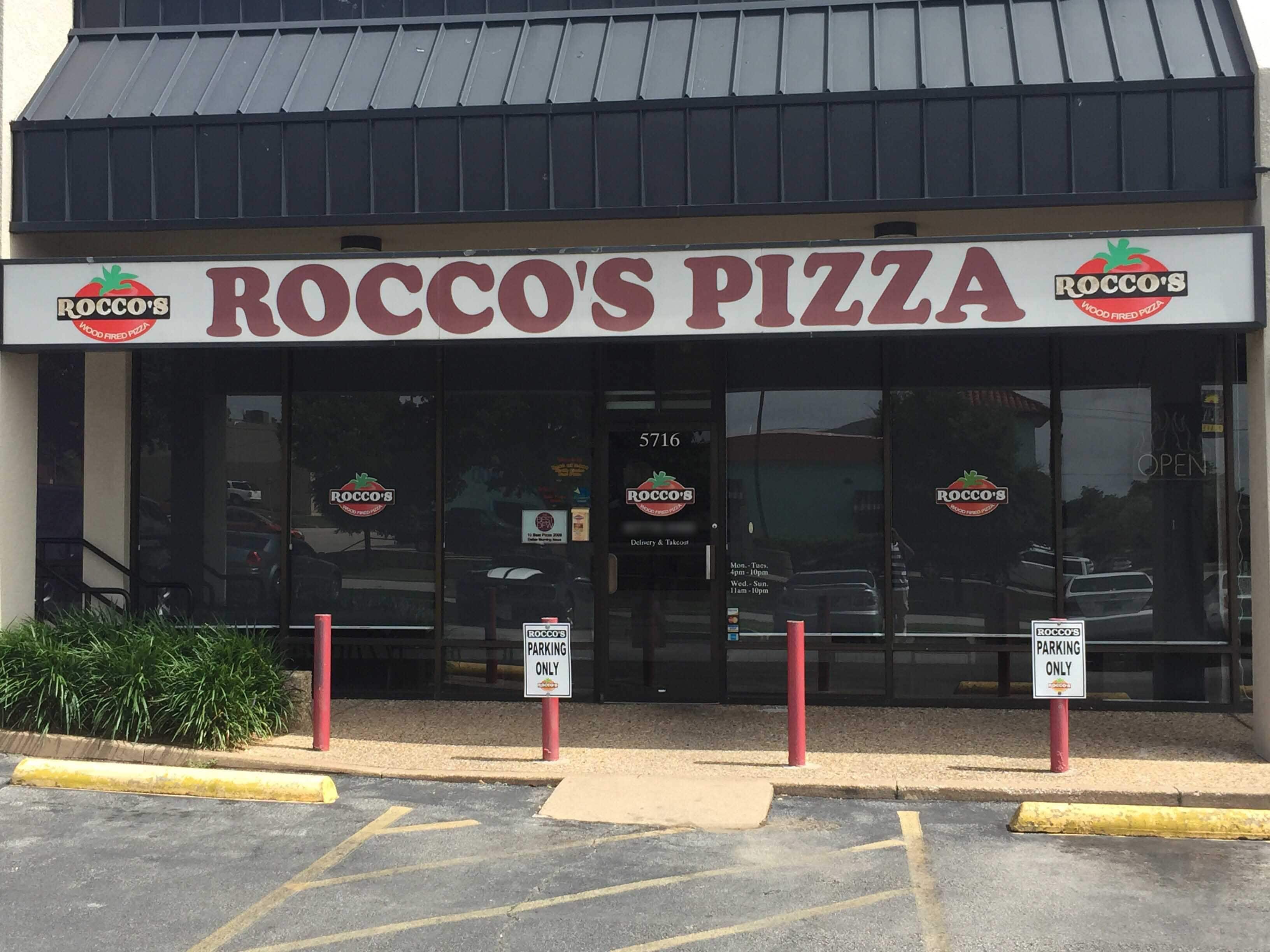 Menu of Rocco's Wood Fired Pizza, Southwest Fort Worth, Fort Worth