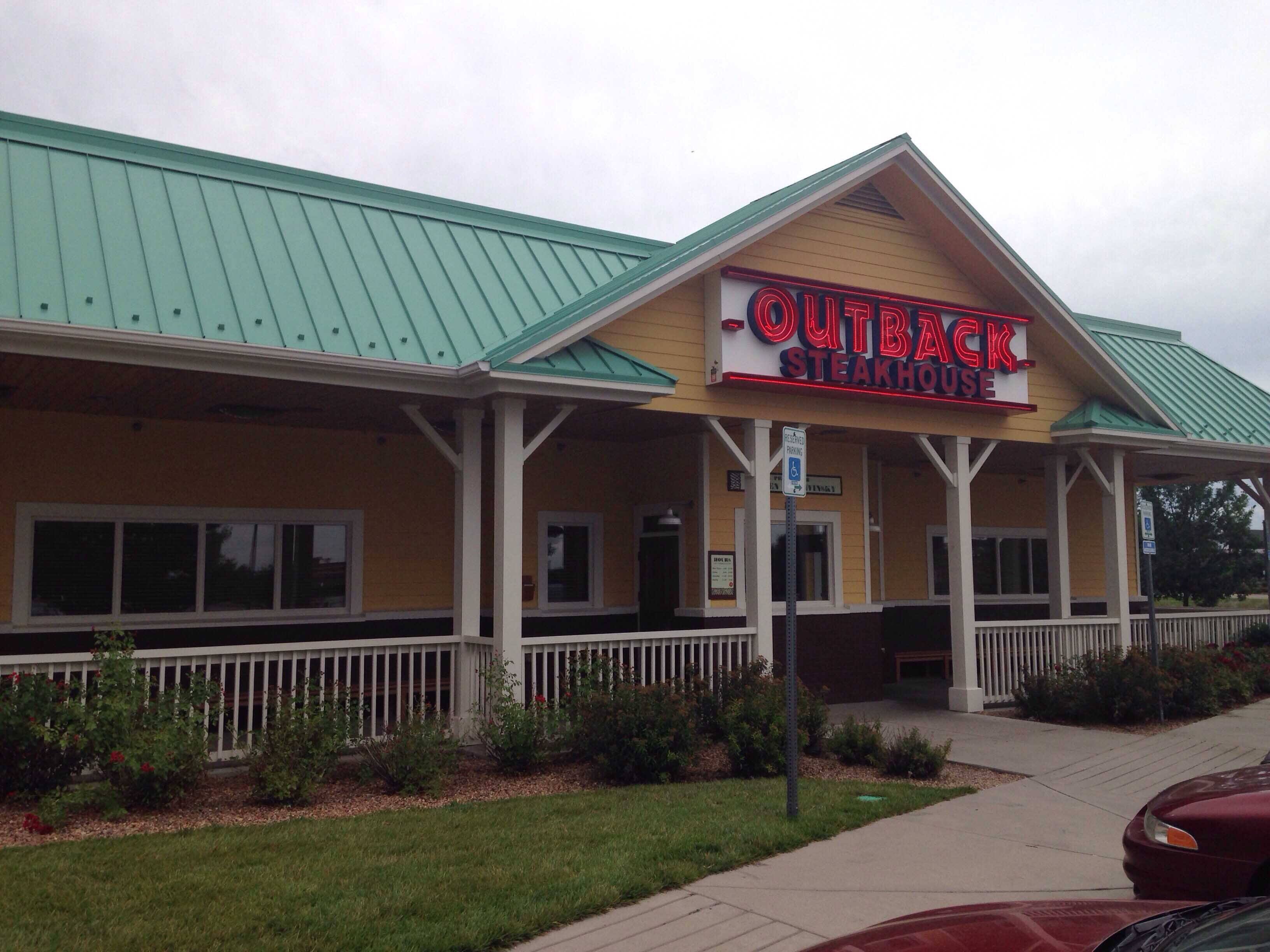 Menu of Outback Steakhouse, Longmont, Denver