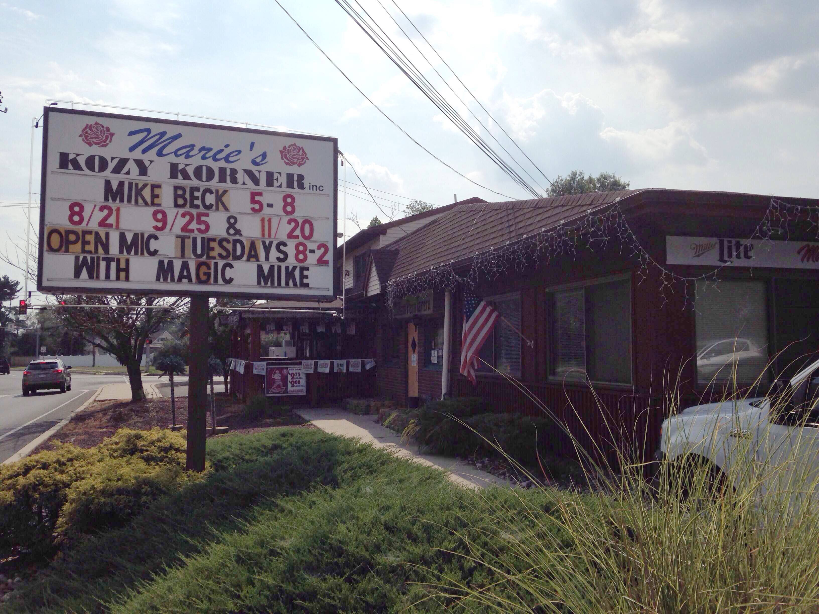 Marie's Kozy Korner Menu, Menu for Marie's Kozy Korner, Fairless Hills