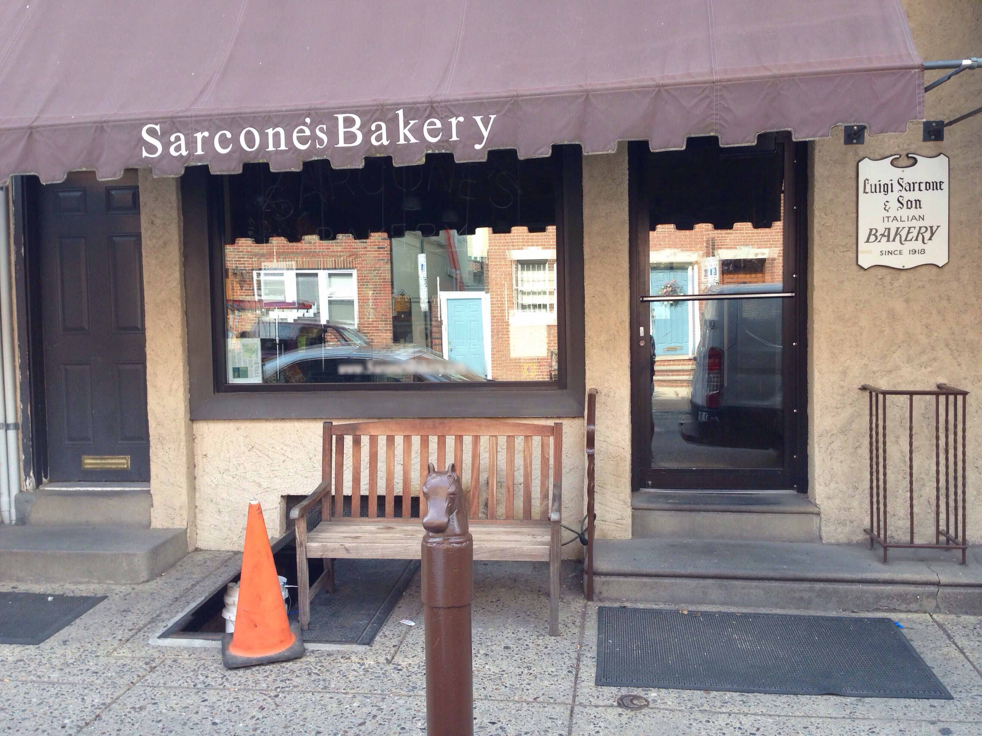 Menu of Sarcone's Bakery, Bella Vista, Philadelphia