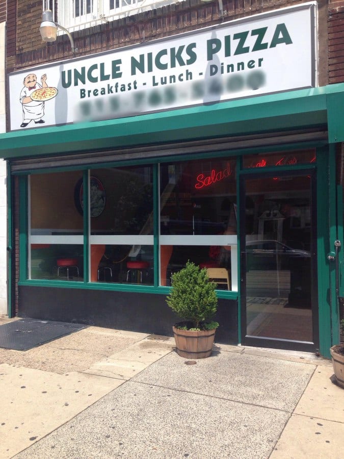 Uncle Nick's Pizza Menu, Menu for Uncle Nick's Pizza, Brewerytown ...