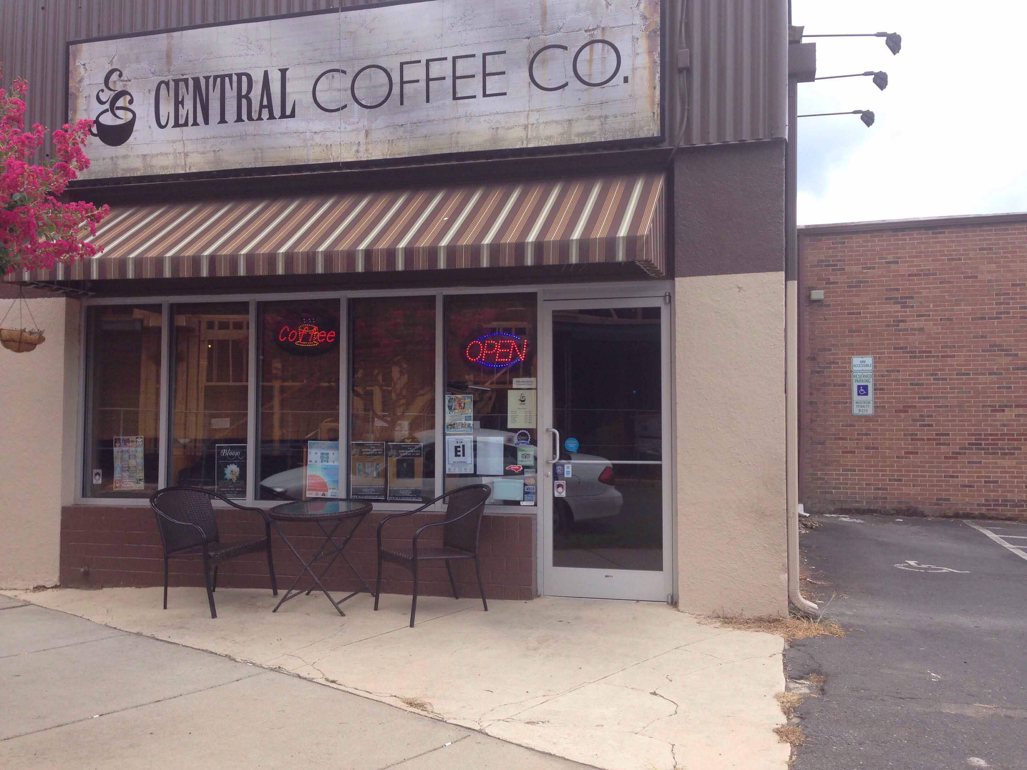 Menu of Central Coffee Co., Elizabeth, Charlotte