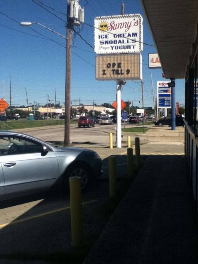 Sunny's Ice Cream Parlor, Kenner, New Orleans Urbanspoon/Zomato