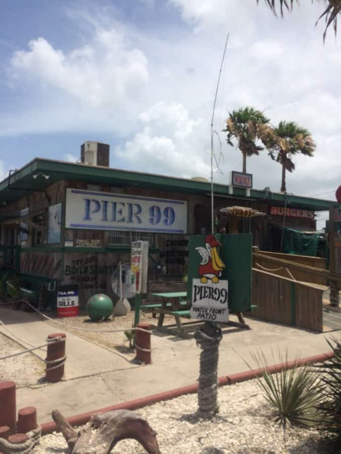 Pier 99 Menu, Menu for Pier 99, Corpus Christi, Corpus Christi