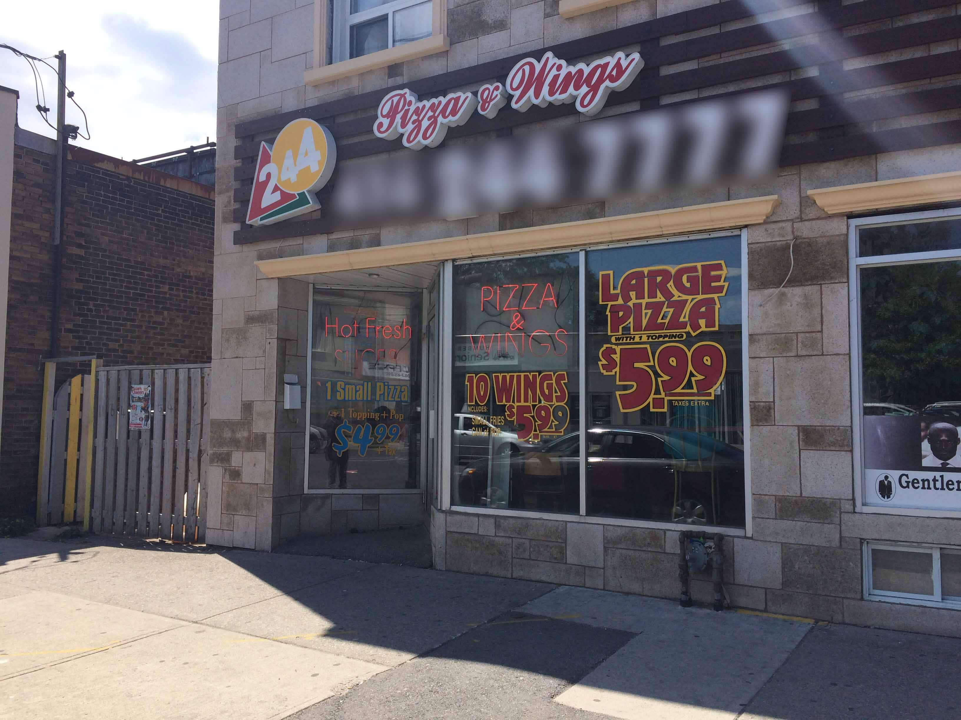 244 Pizza & Wings, York, Toronto Zomato