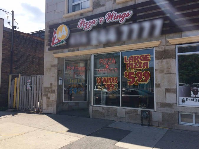 244 Pizza & Wings, York, Toronto Urbanspoon/Zomato