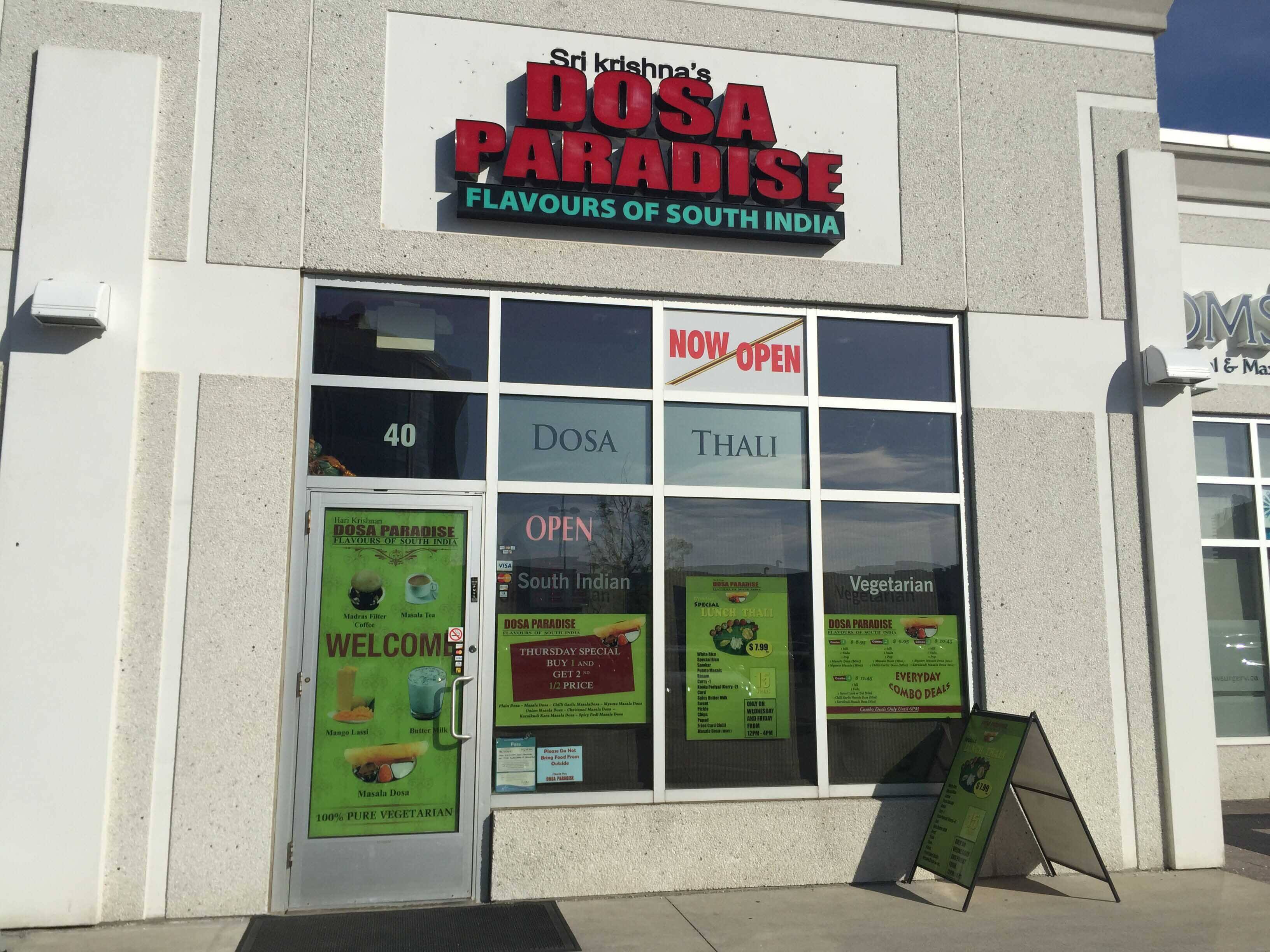 Menu Of Dosa Paradise Brampton Toronto menu-of-dosa-paradise-brampton-toronto