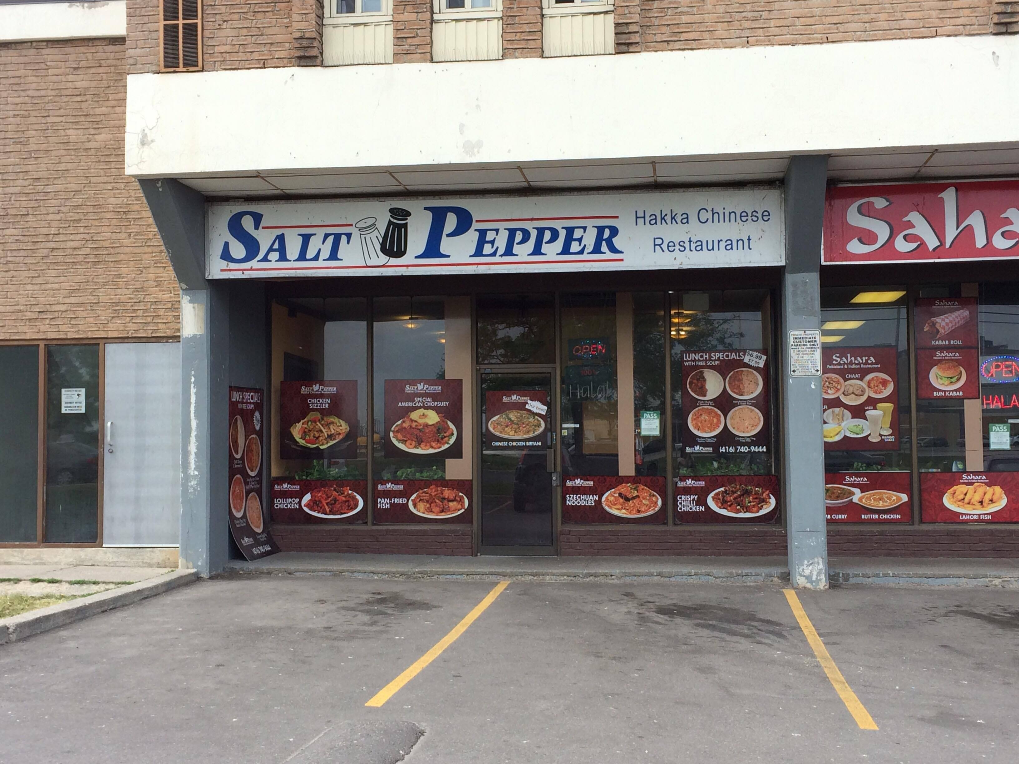 Menu of Salt and Pepper, Etobicoke, Toronto