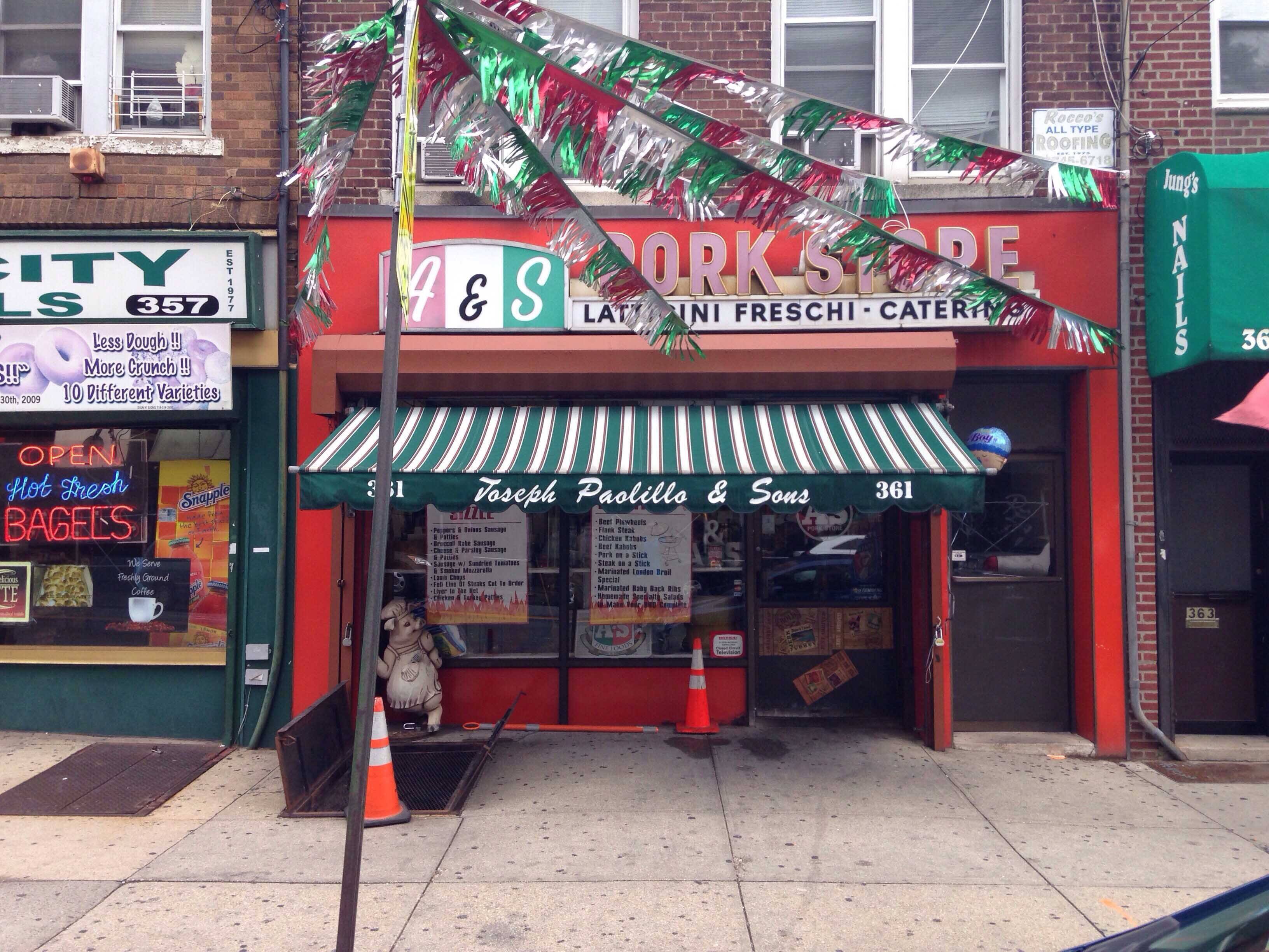 A & S Italian Pork Store, Brooklyn, New York City