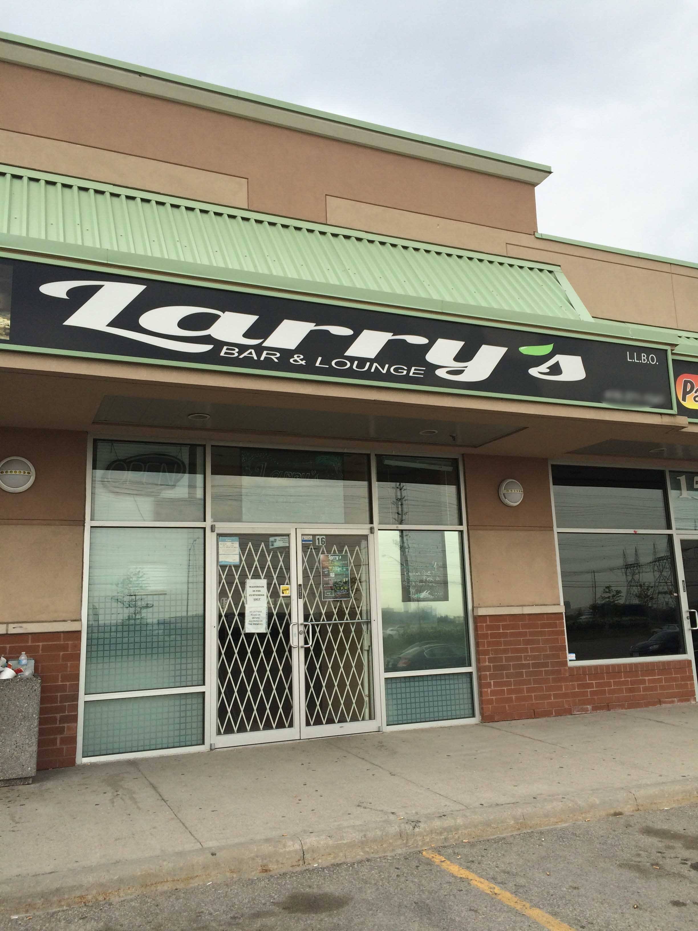 Larry's Bar & Lounge Menu, Menu for Larry's Bar & Lounge, Mississauga