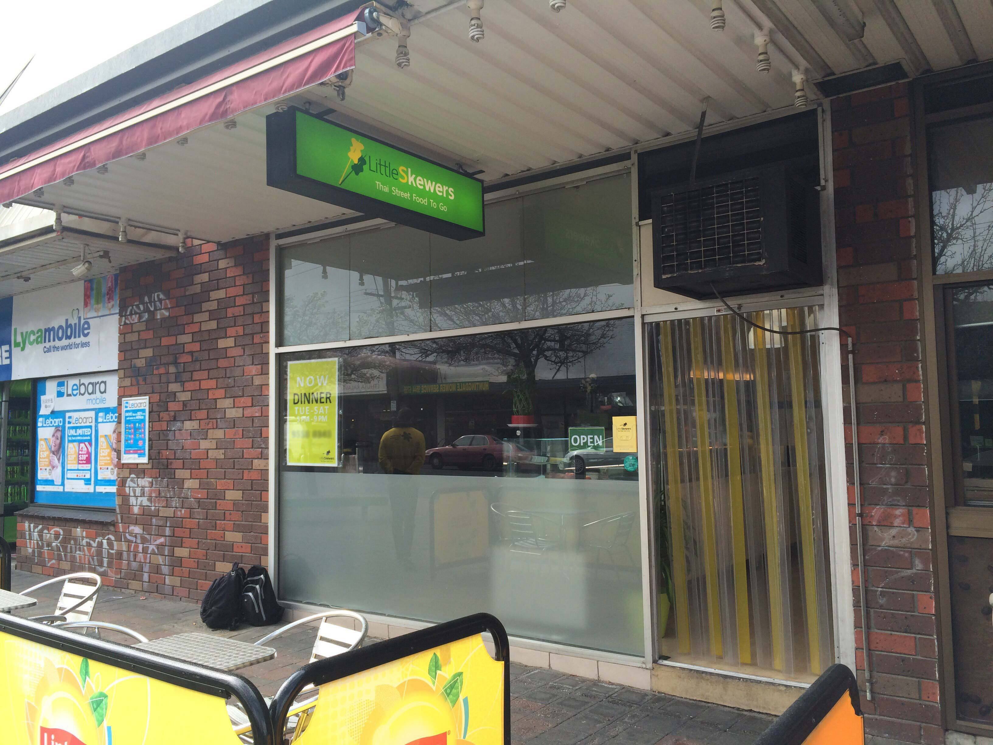 Menu of Little Skewers, Huntingdale, Melbourne